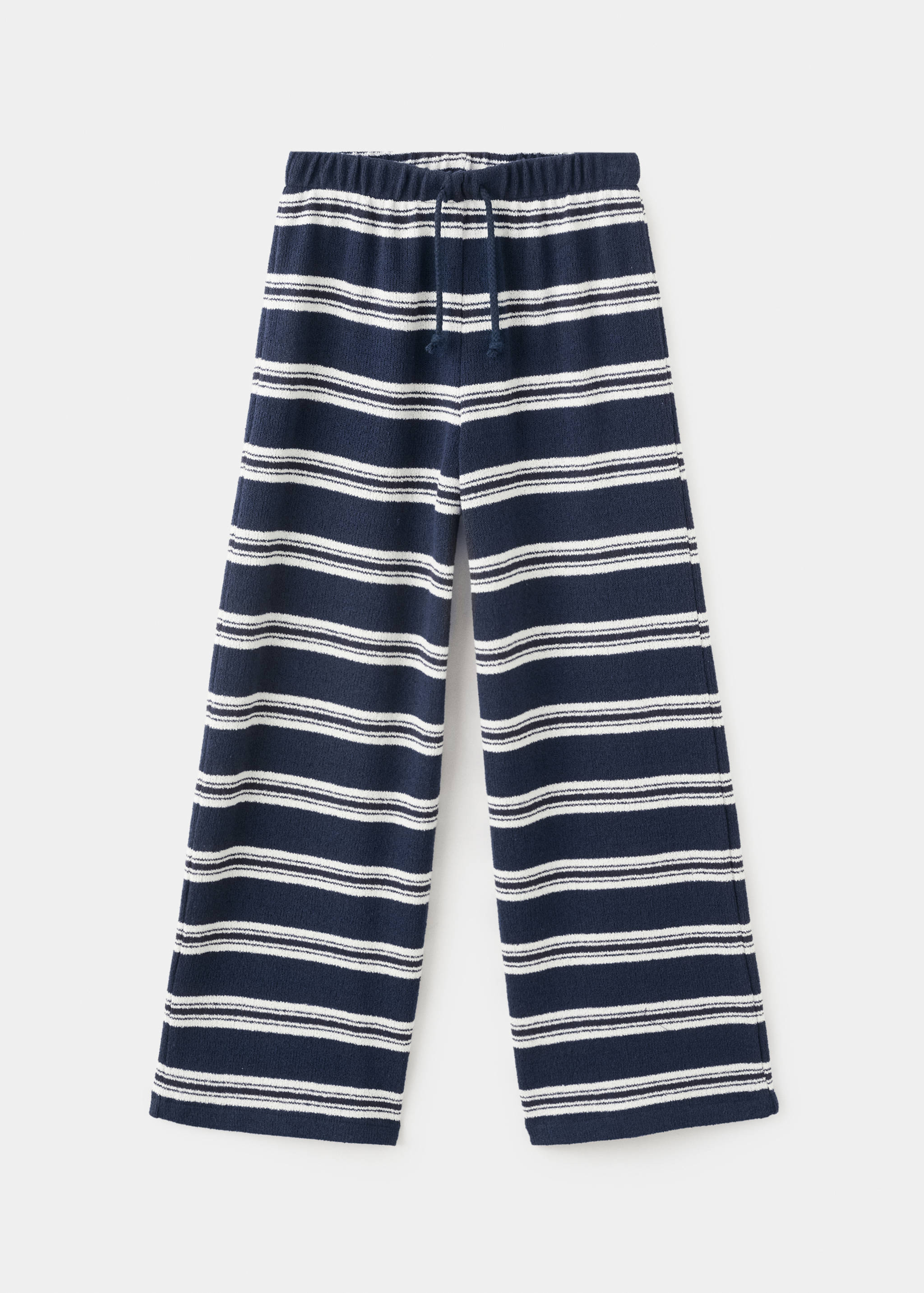 Striped knit trousers - Article without model