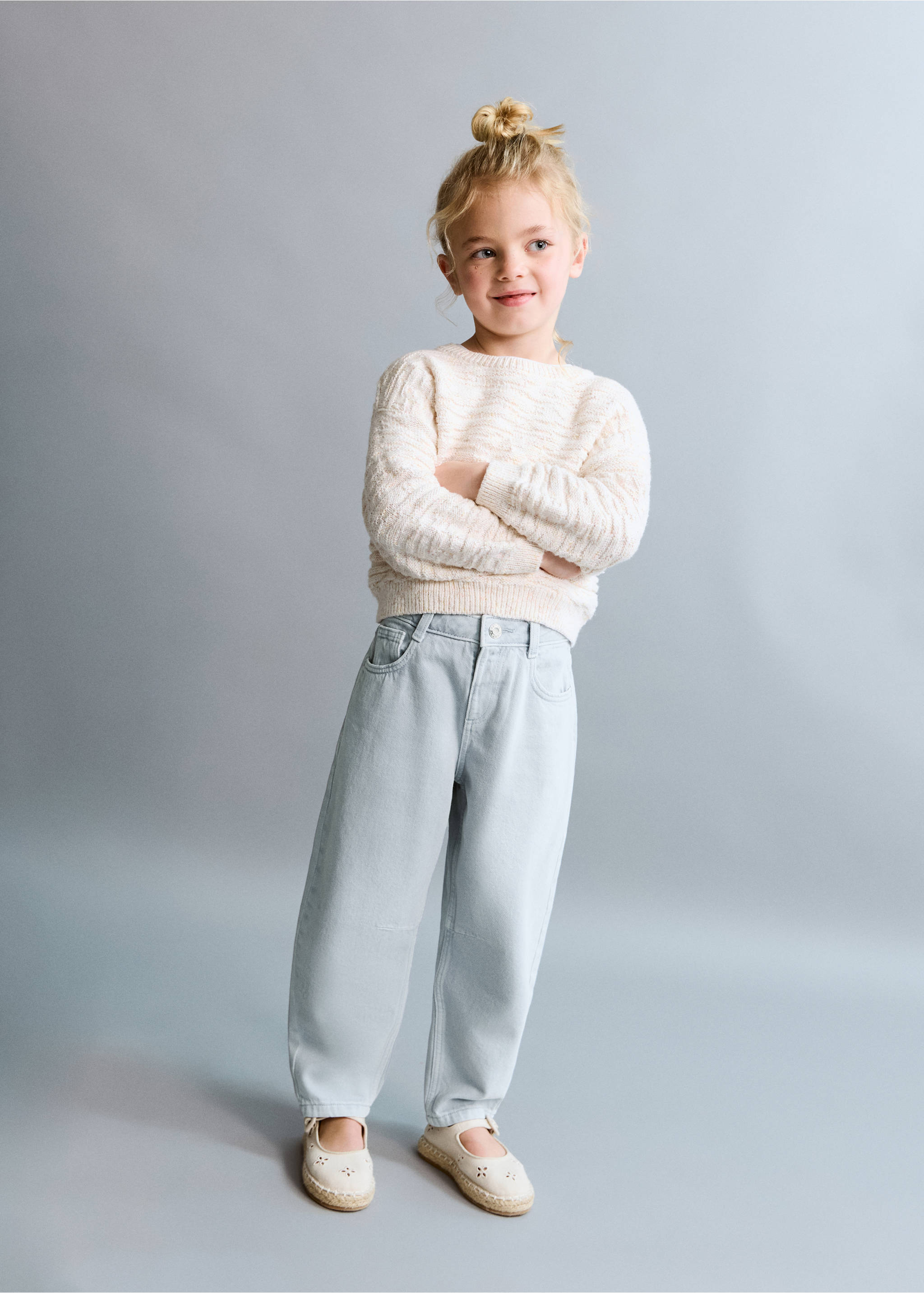 Balloon jeans - General plane, Sky Blue. Ref: 27085145-00.