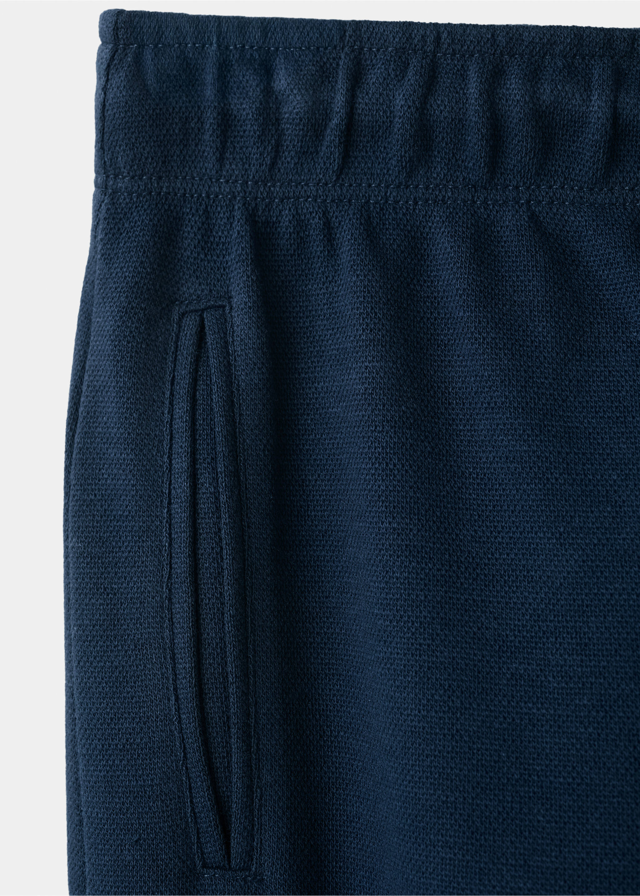 Pantalón algodón dobladillo - Detalle del artículo 0, Azul marino. Ref: 27085148-00.