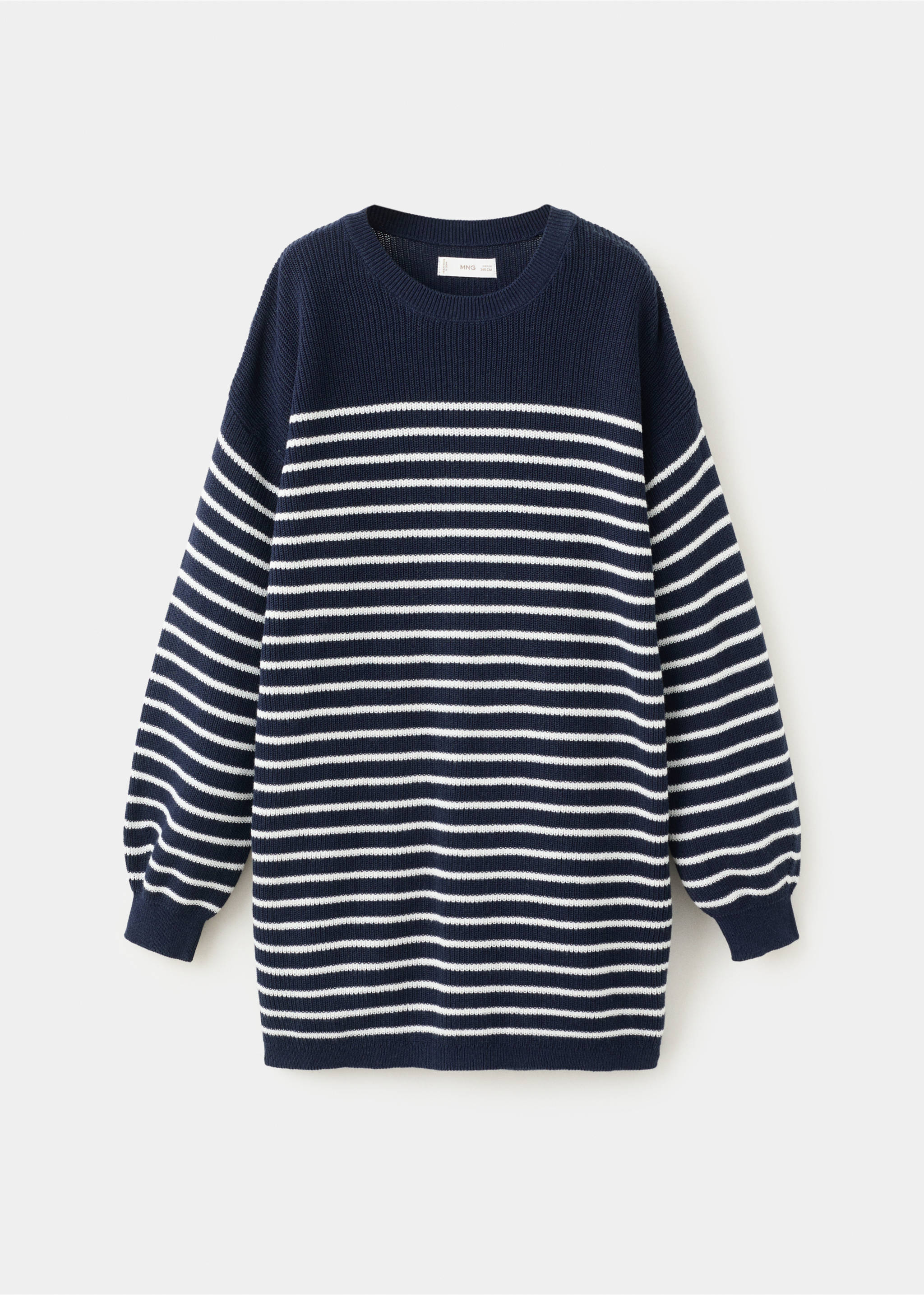 Vestido midi punto - Artículo sin modelo, Azul marino oscuro. Ref: 27085149-00.