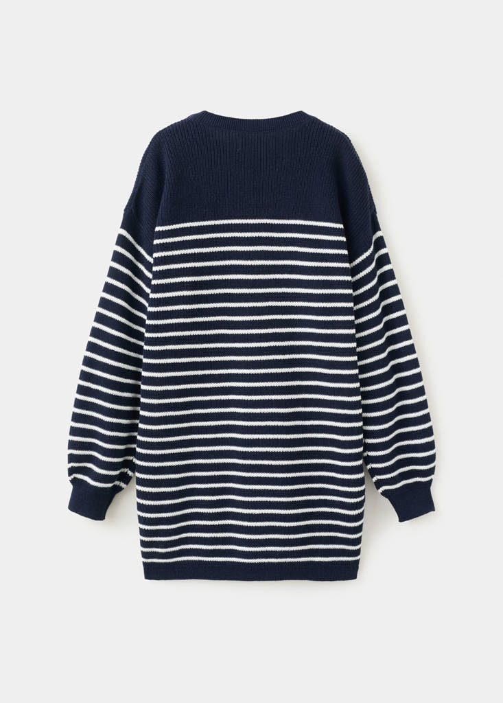 Knit midi dress — Dark Navy