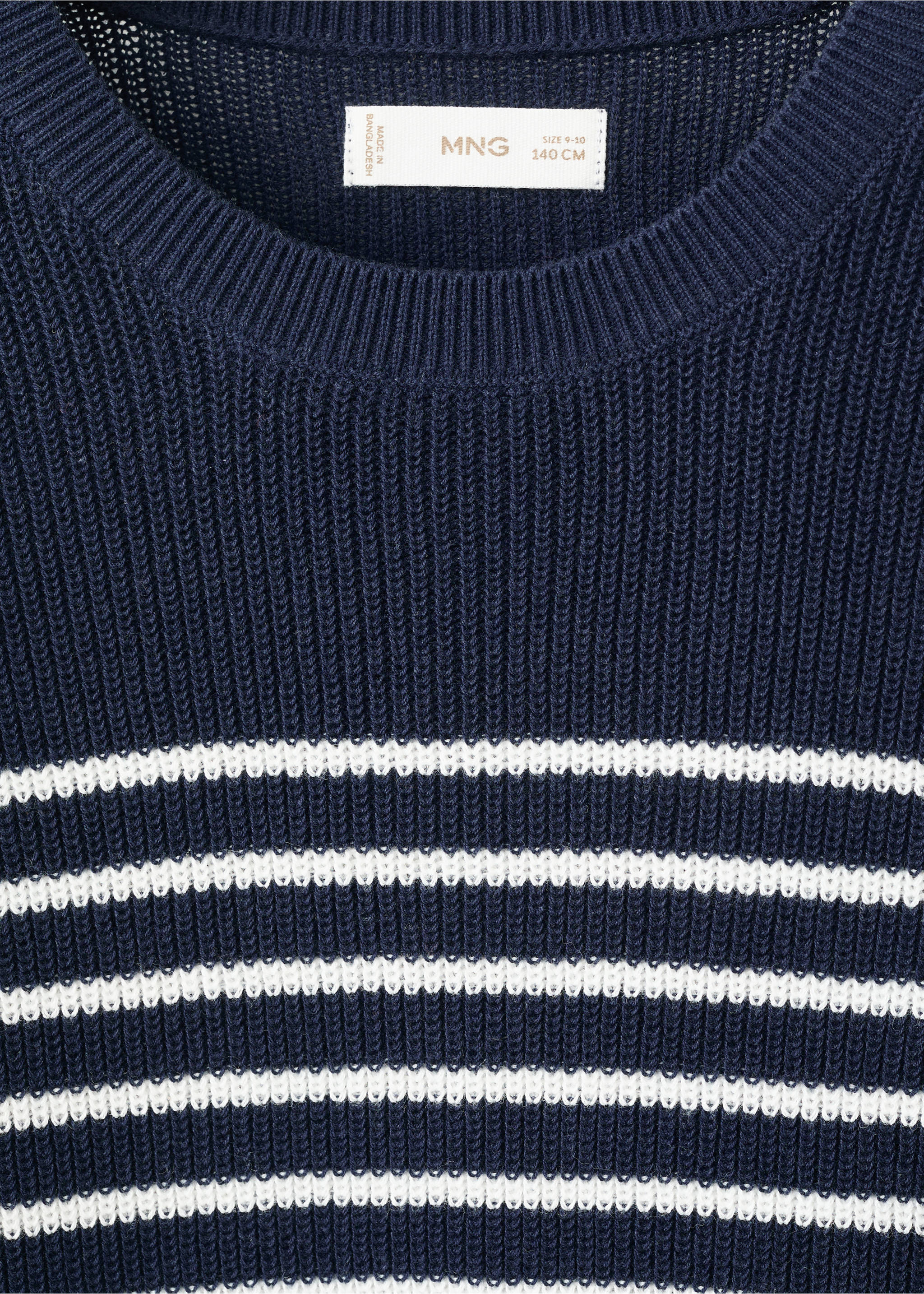 Vestido midi punto - Detalle del artículo 0, Azul marino oscuro. Ref: 27085149-00.