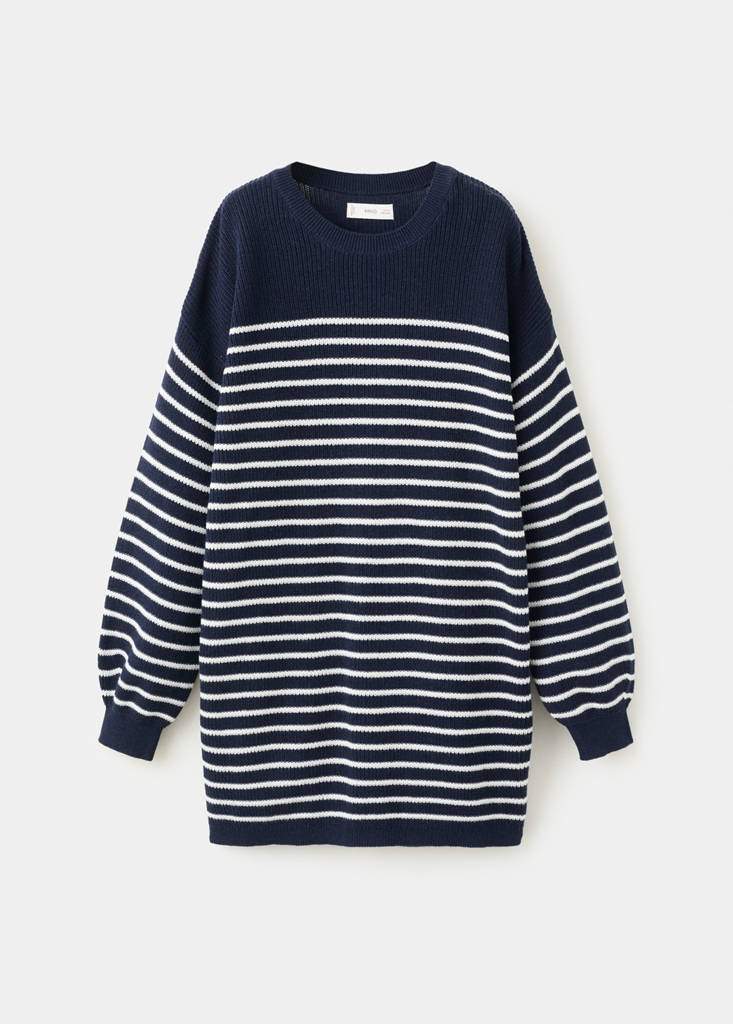 Knit midi dress — Dark Navy