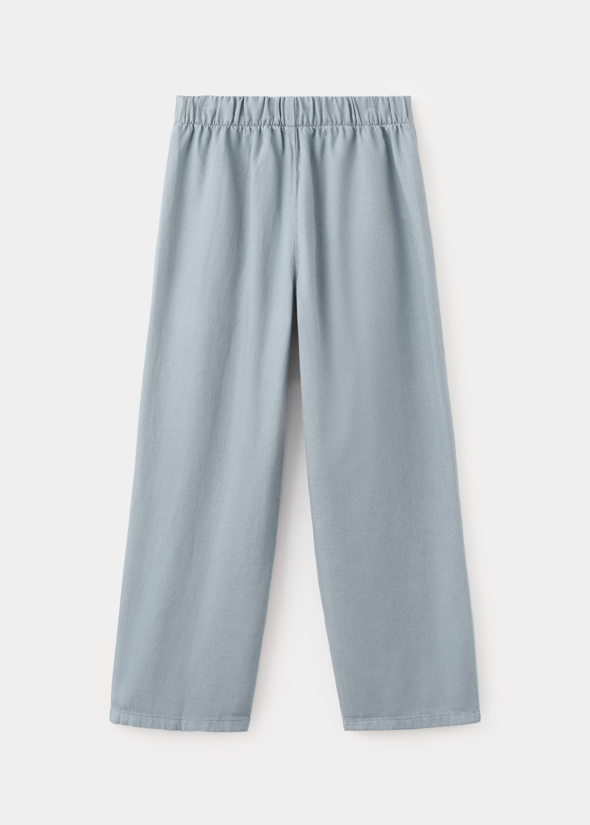Drawstring cotton trousers - Reverse of the article