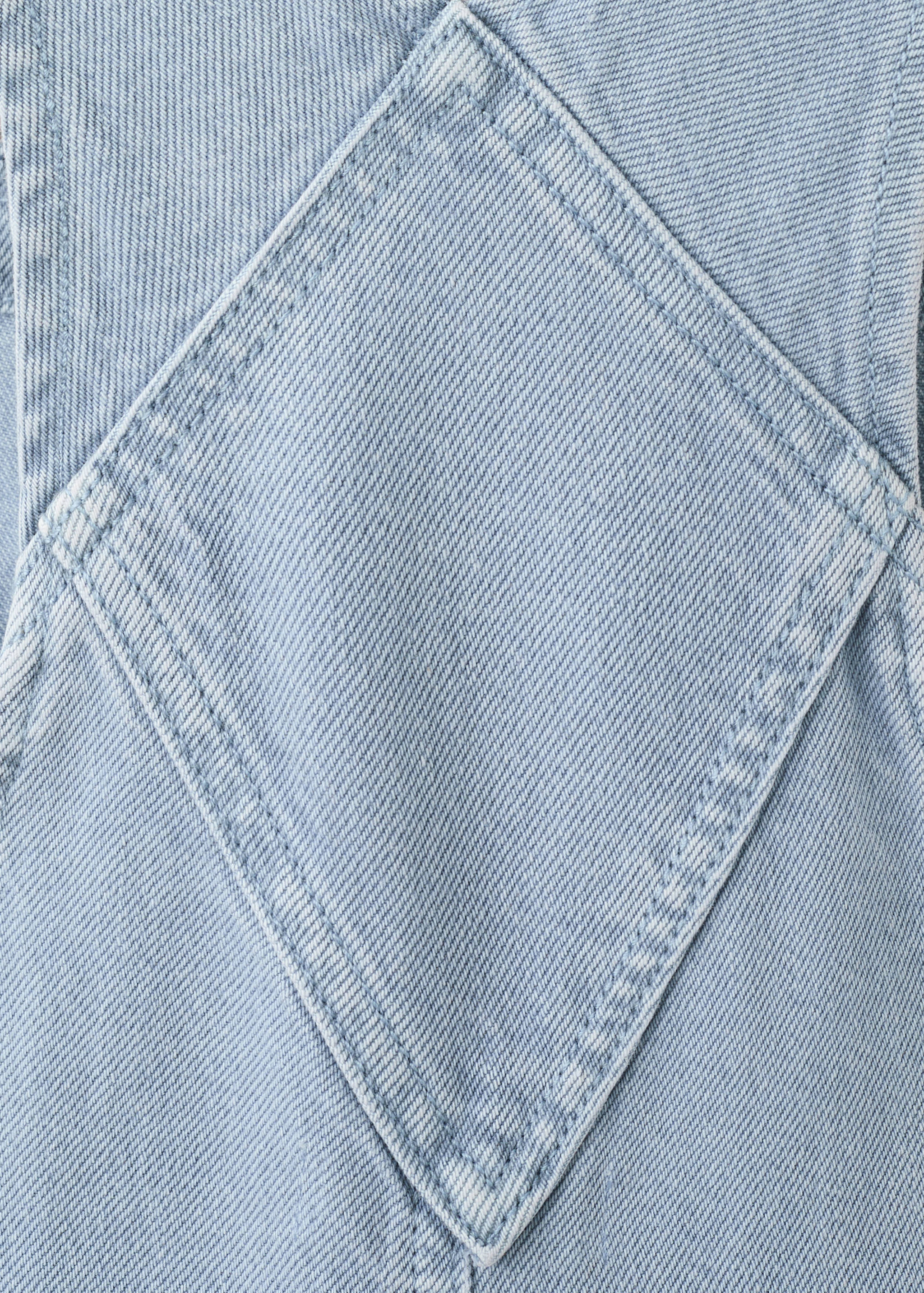 Long denim dungarees - Details of the article 0