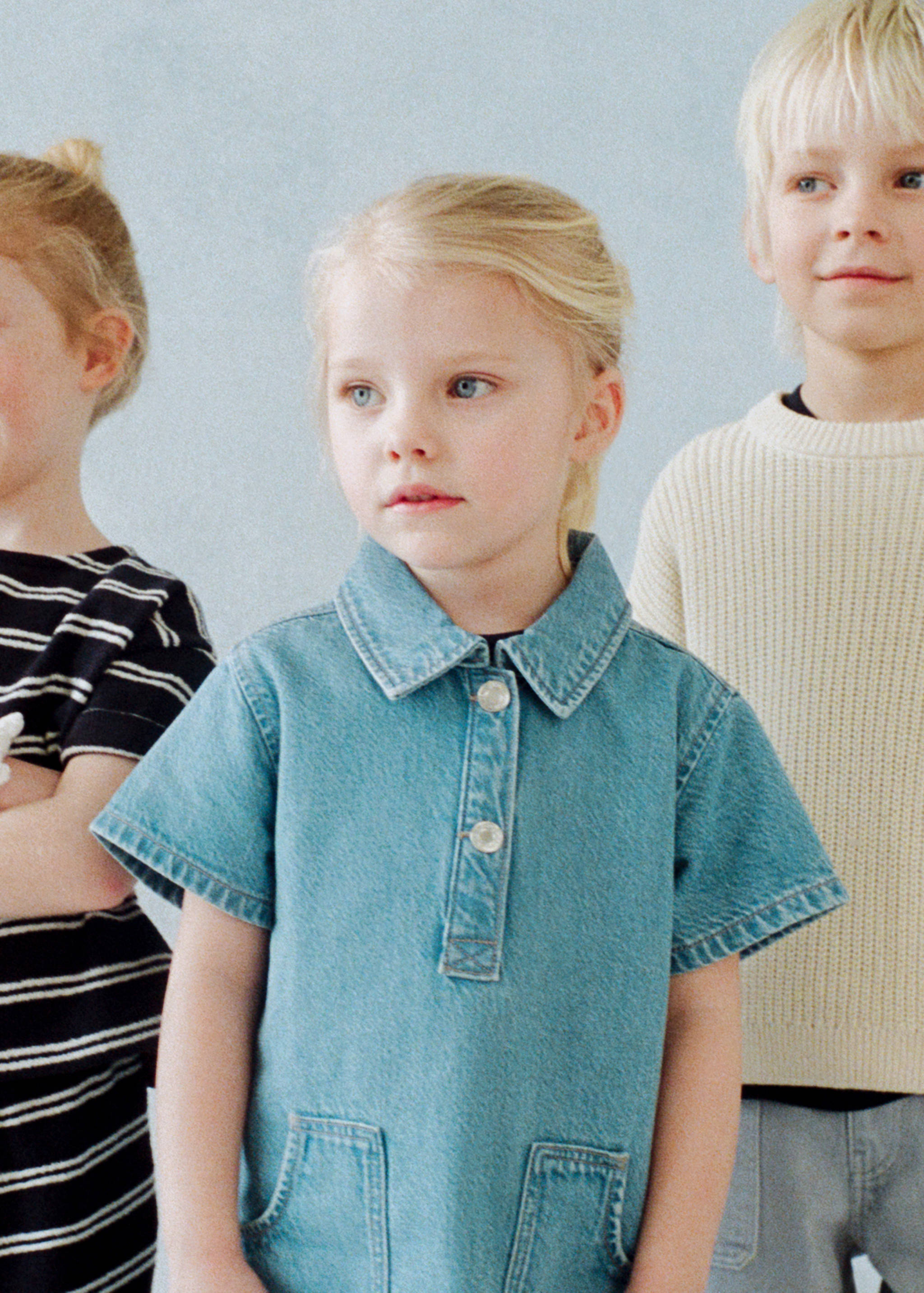 Denim shirt dress - General plane