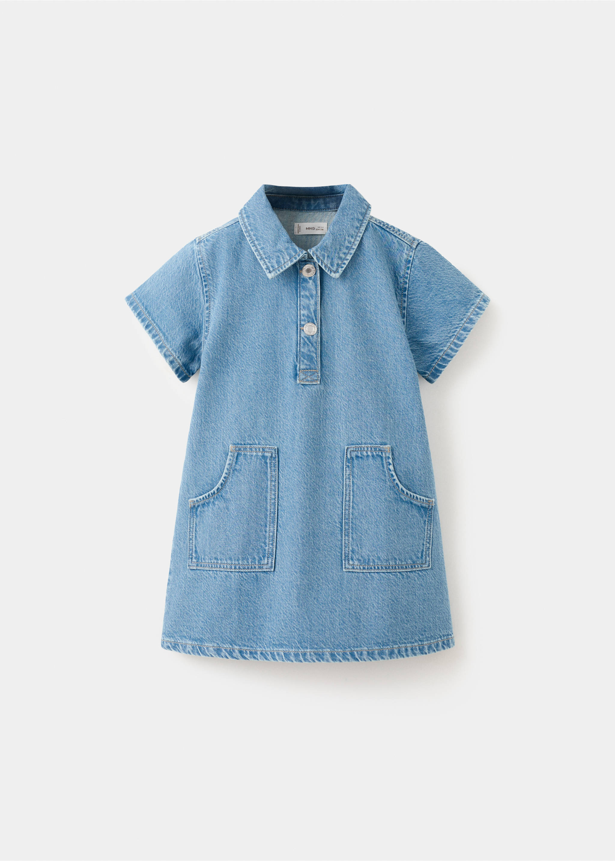 Denim shirt dress - Article without model, Medium Blue. Ref: 27085154-00.