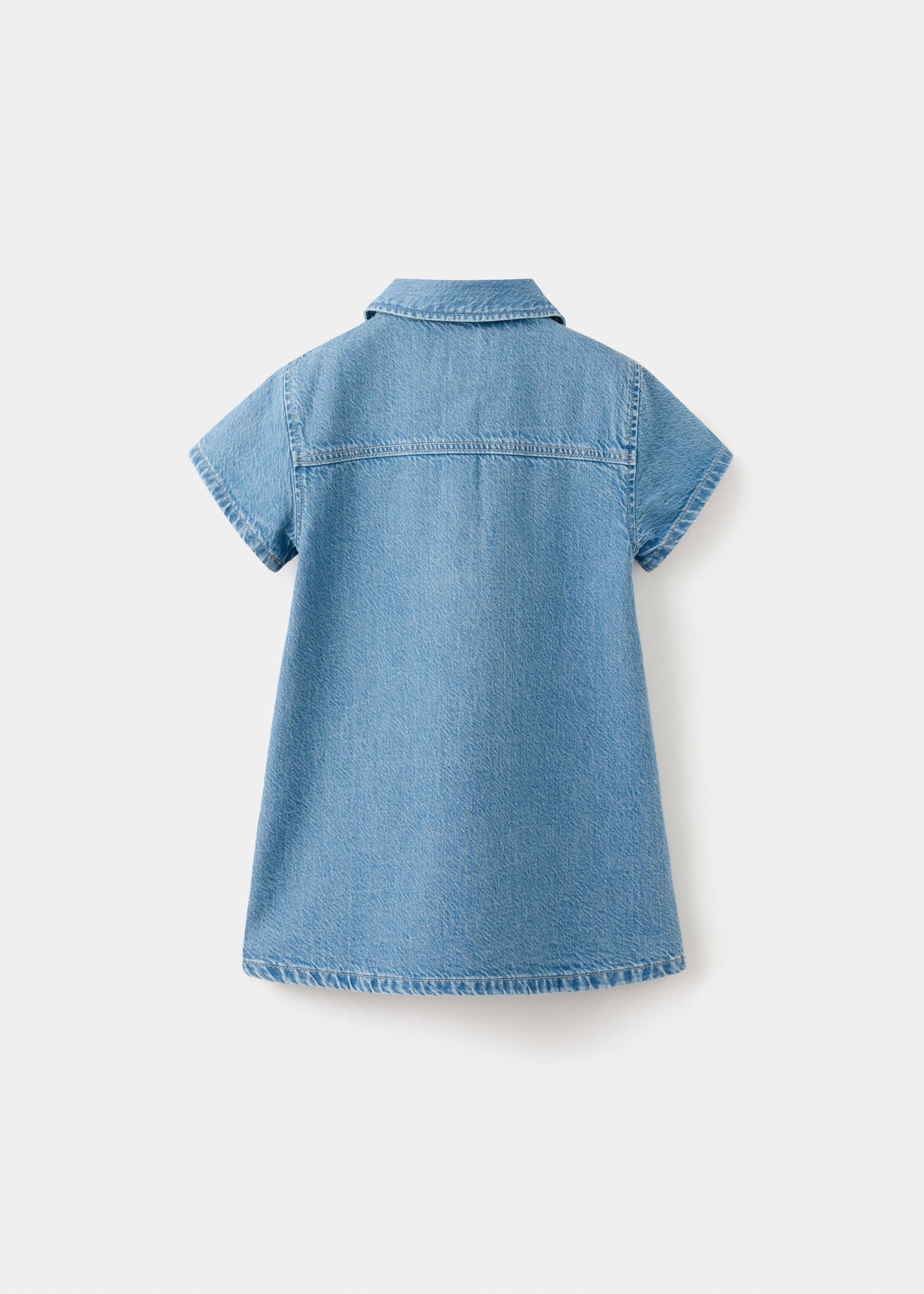 Denim shirt dress - Reverse of the article