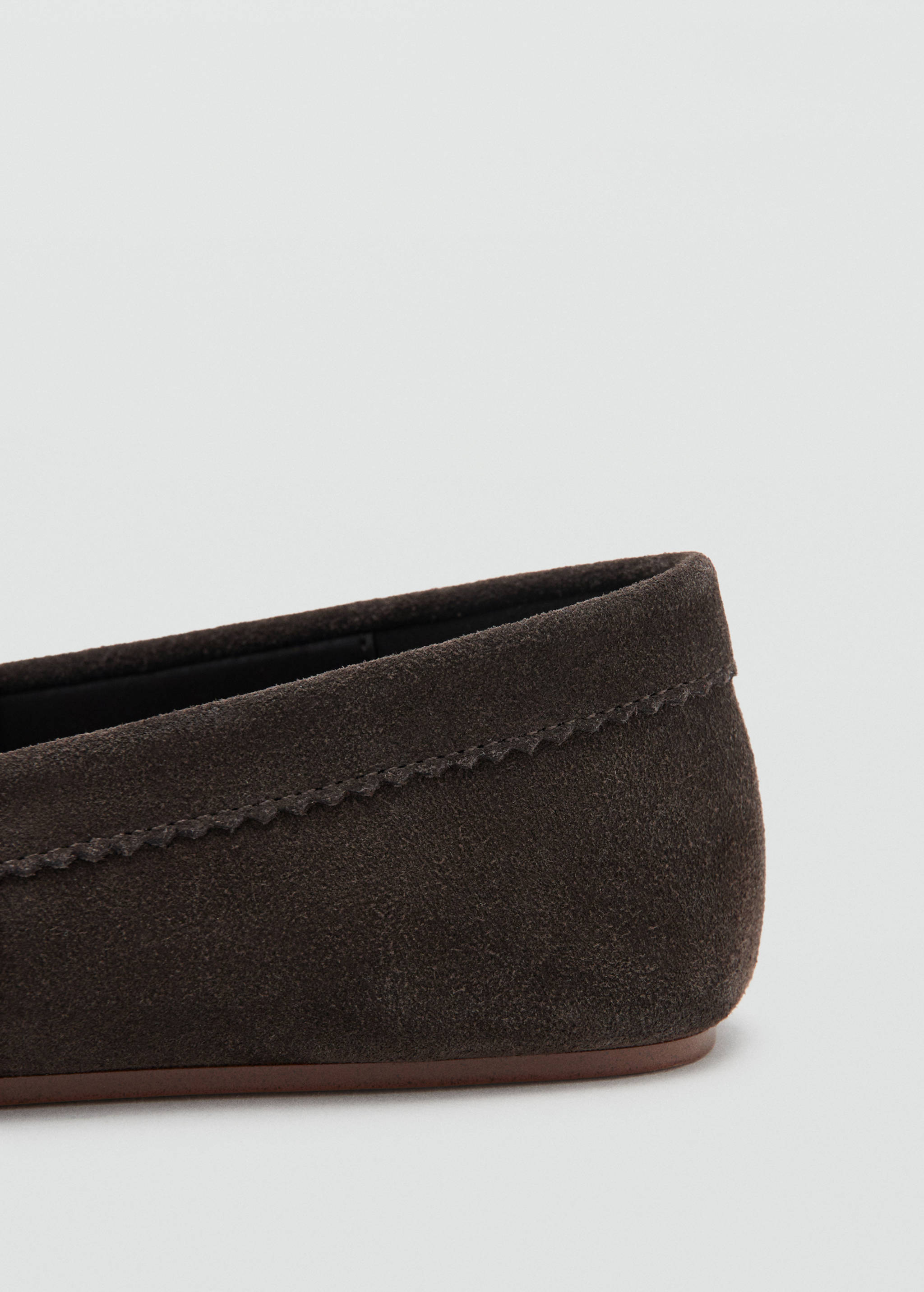Suede moccasin with bow - Details of the article 2