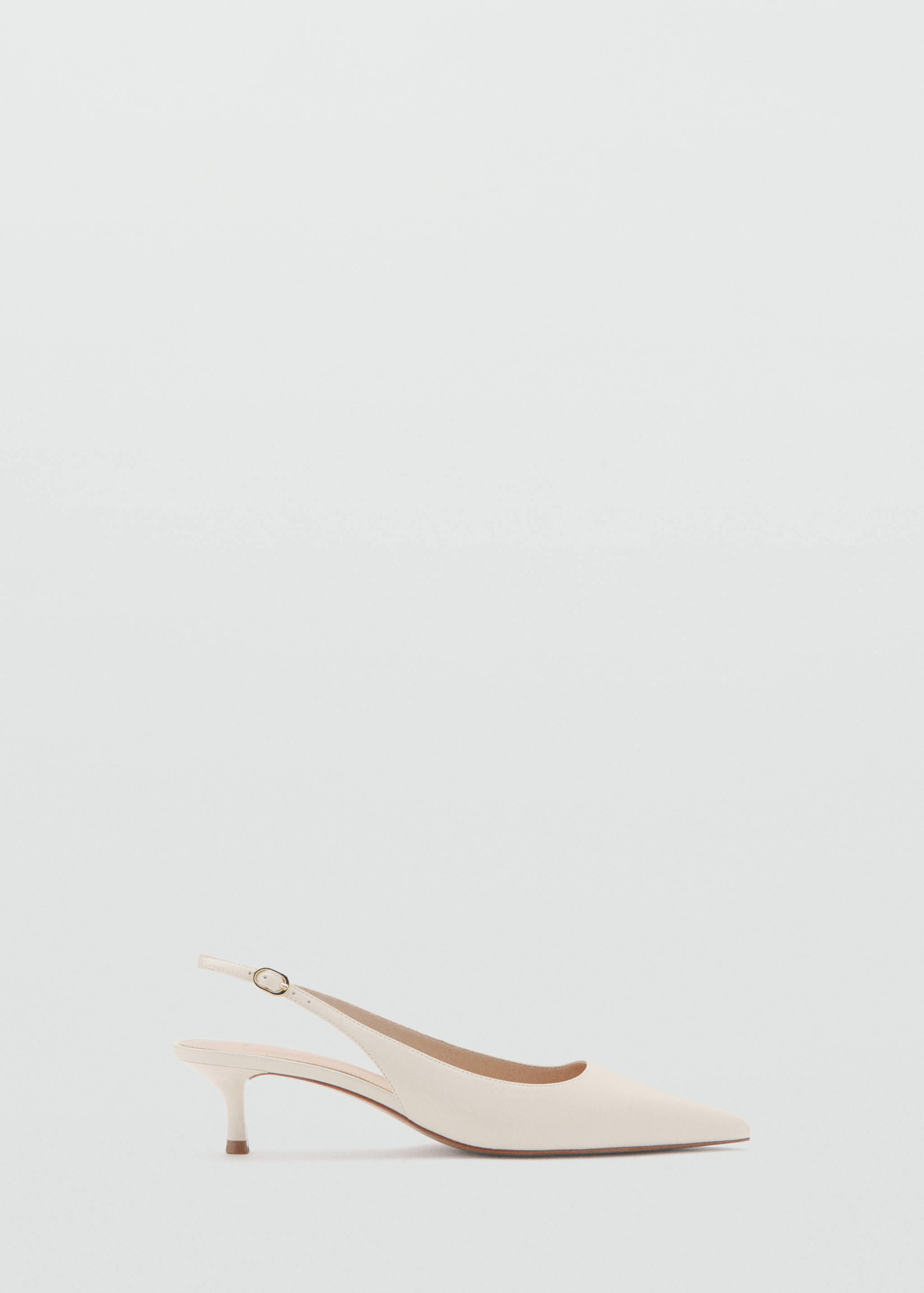 Kitten-heel pointed shoes - Article without model