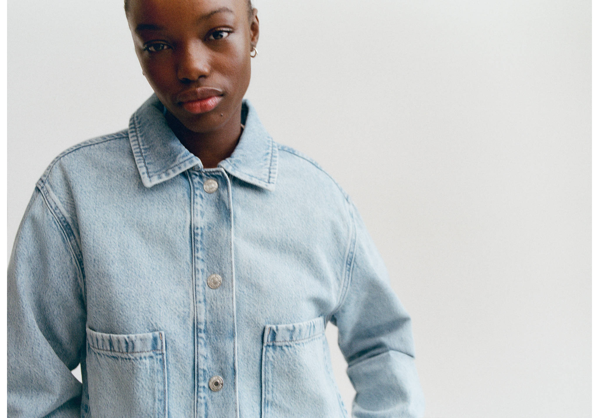 Denim jacket pockets - Panoramic plane