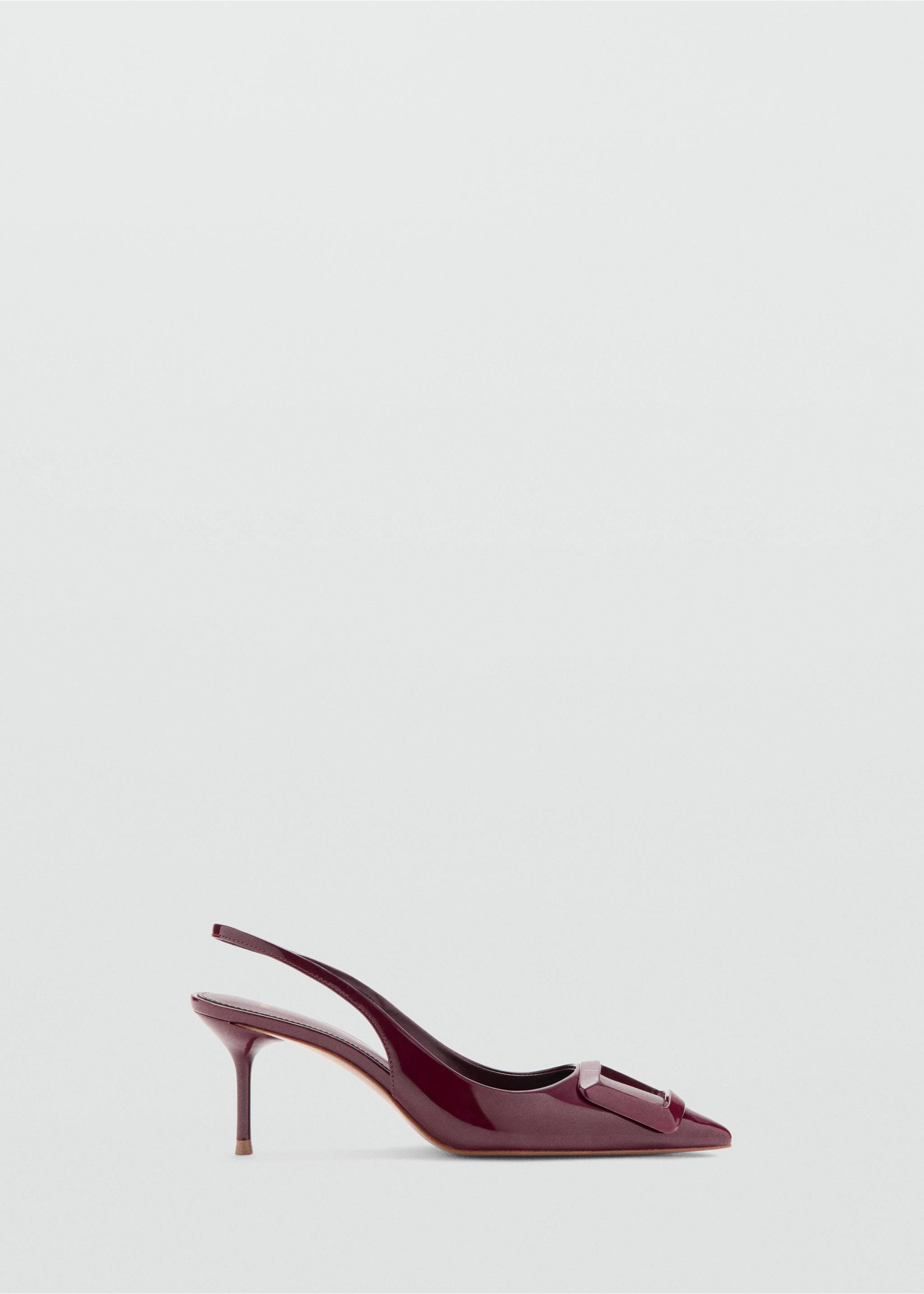 Patent heeled shoes - Article without model, Burgundy. Ref: 27085158-00.