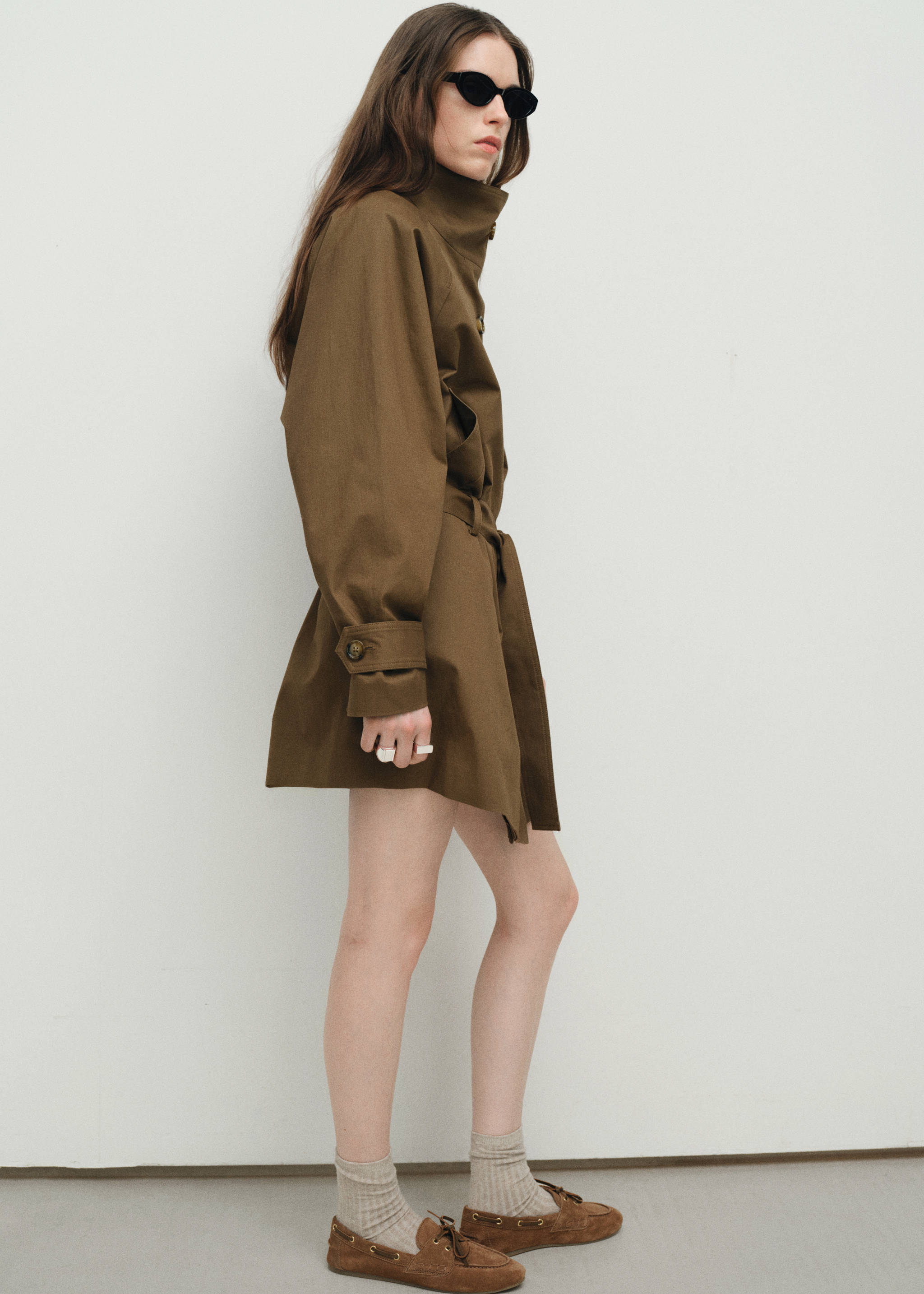 Mocassini barca crosta di cuoio - Piano generale, Marrone. Ref: 27085159-00.