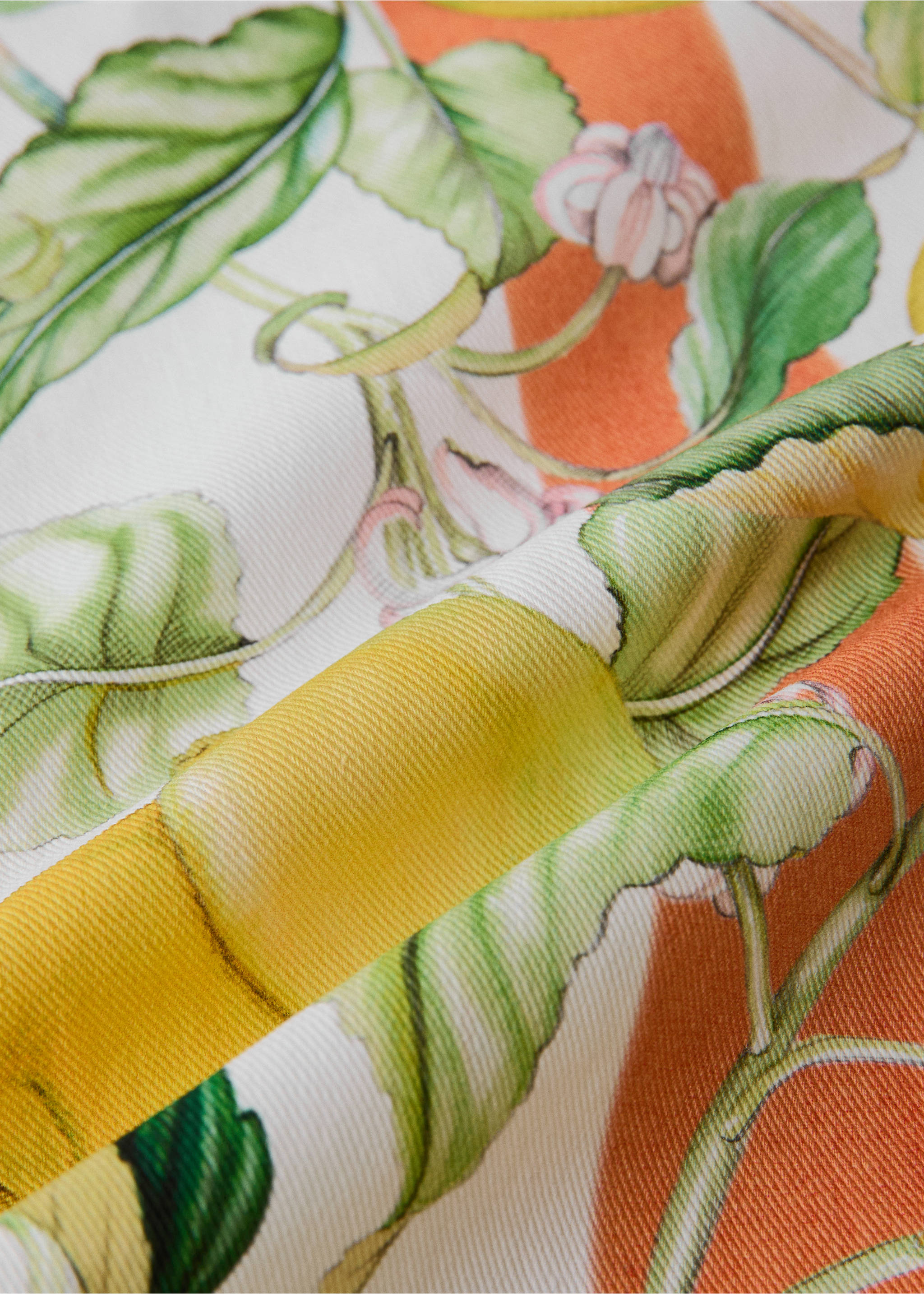 Lemon tea towels - Details of the article 2, Yellow. Ref: 27085164-00.