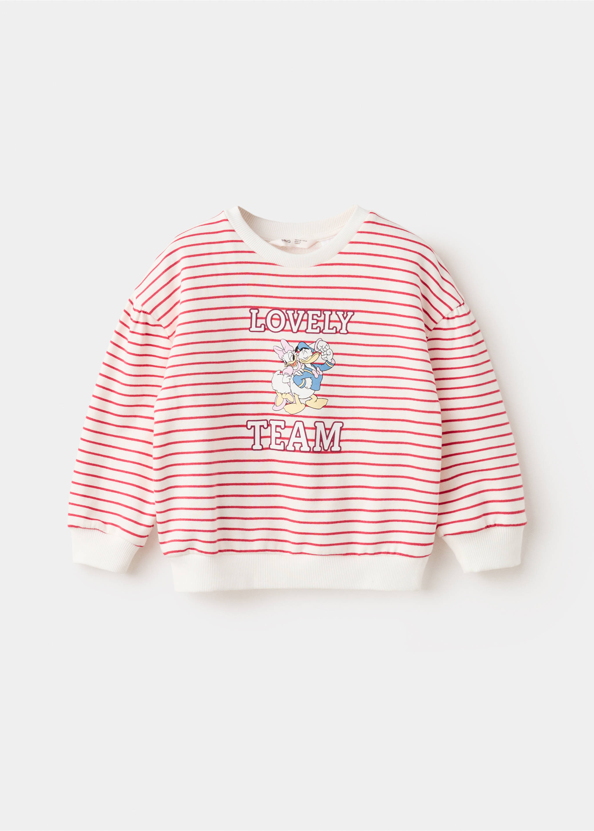 Daisy cotton sweatshirt - Article without model, Red. Ref: 27085165-00.