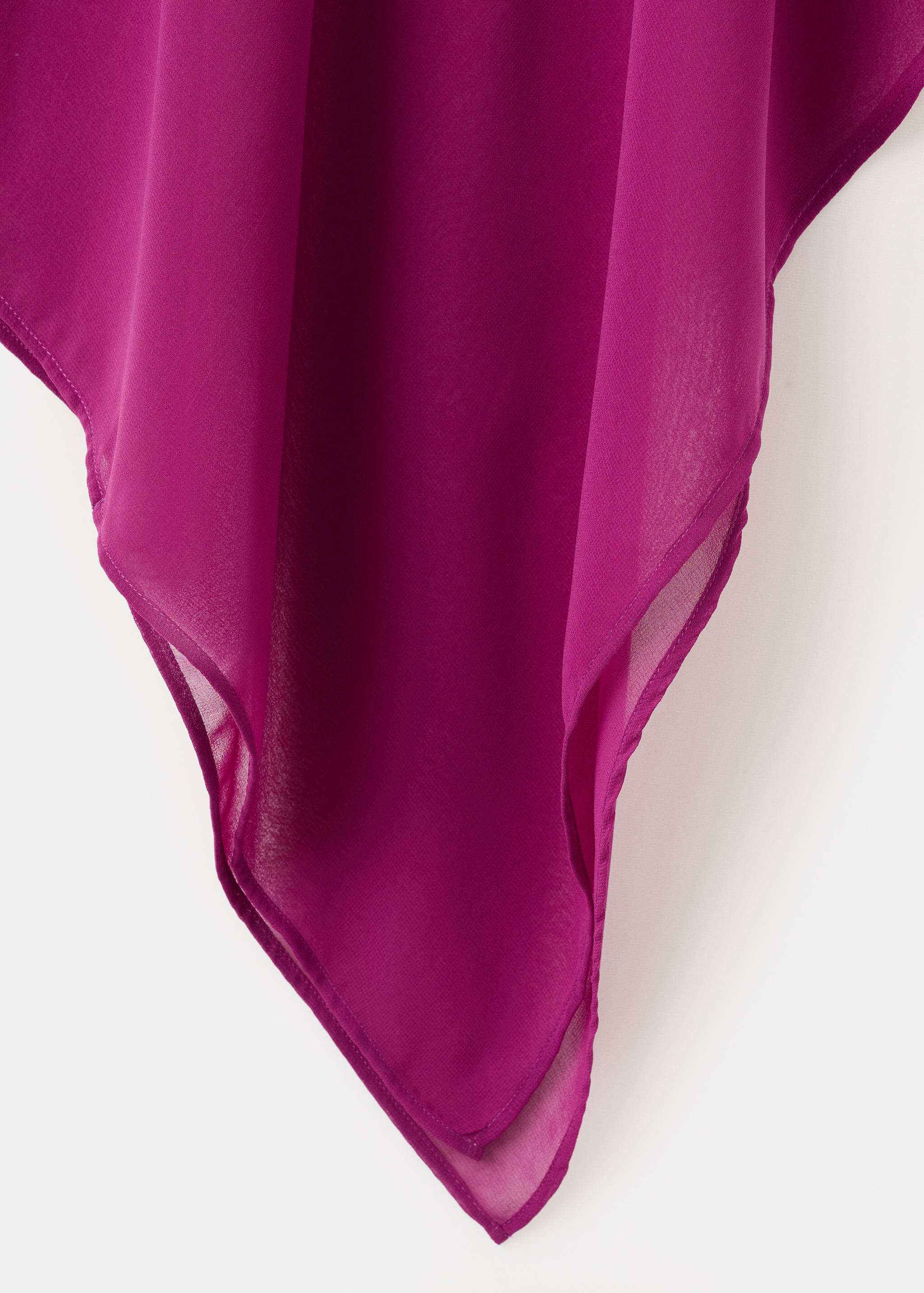 عباءة غير متماثلة بقصة انسيابية - تفاصيل المنتج 8