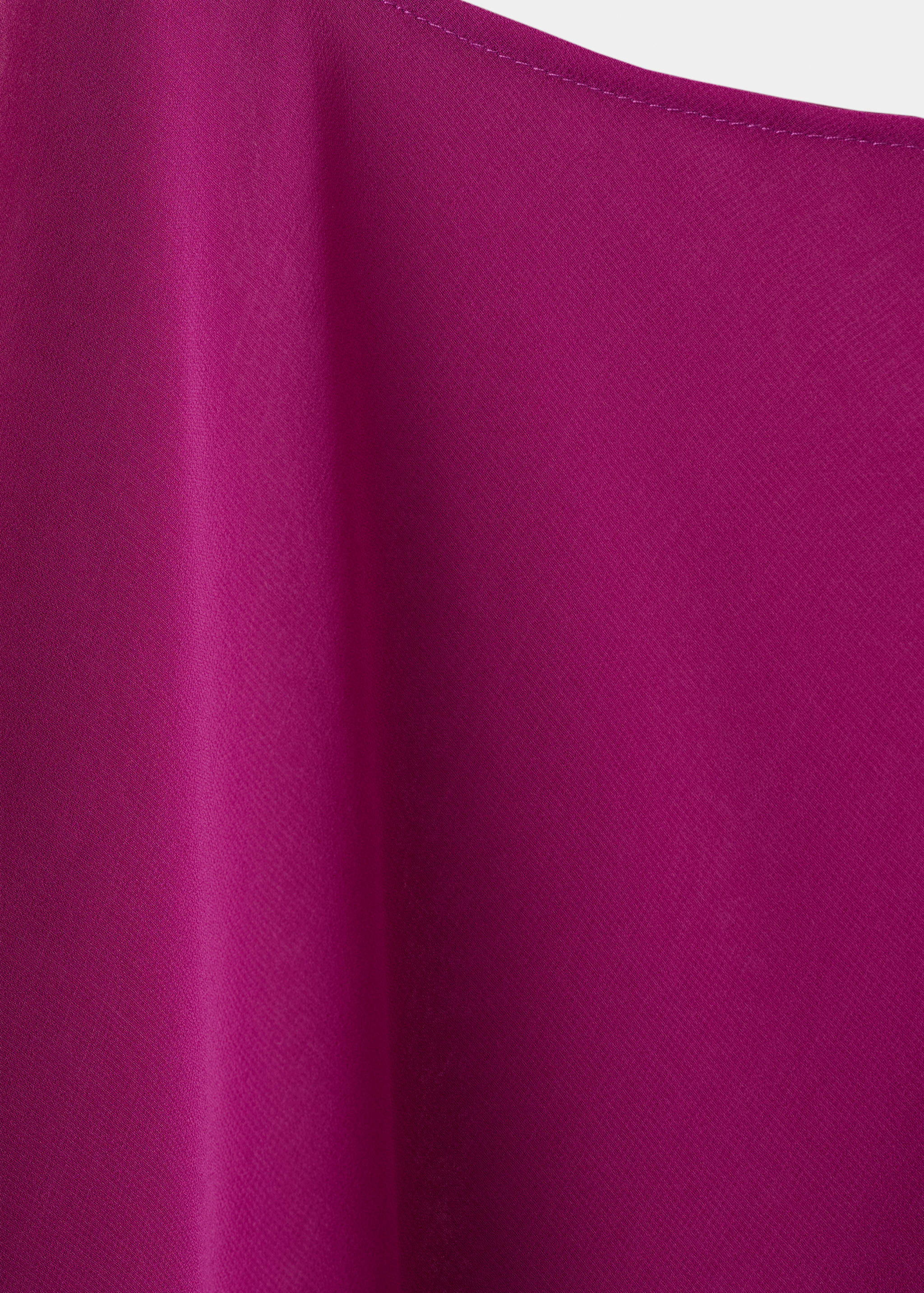 عباءة غير متماثلة بقصة انسيابية - تفاصيل المنتج 0