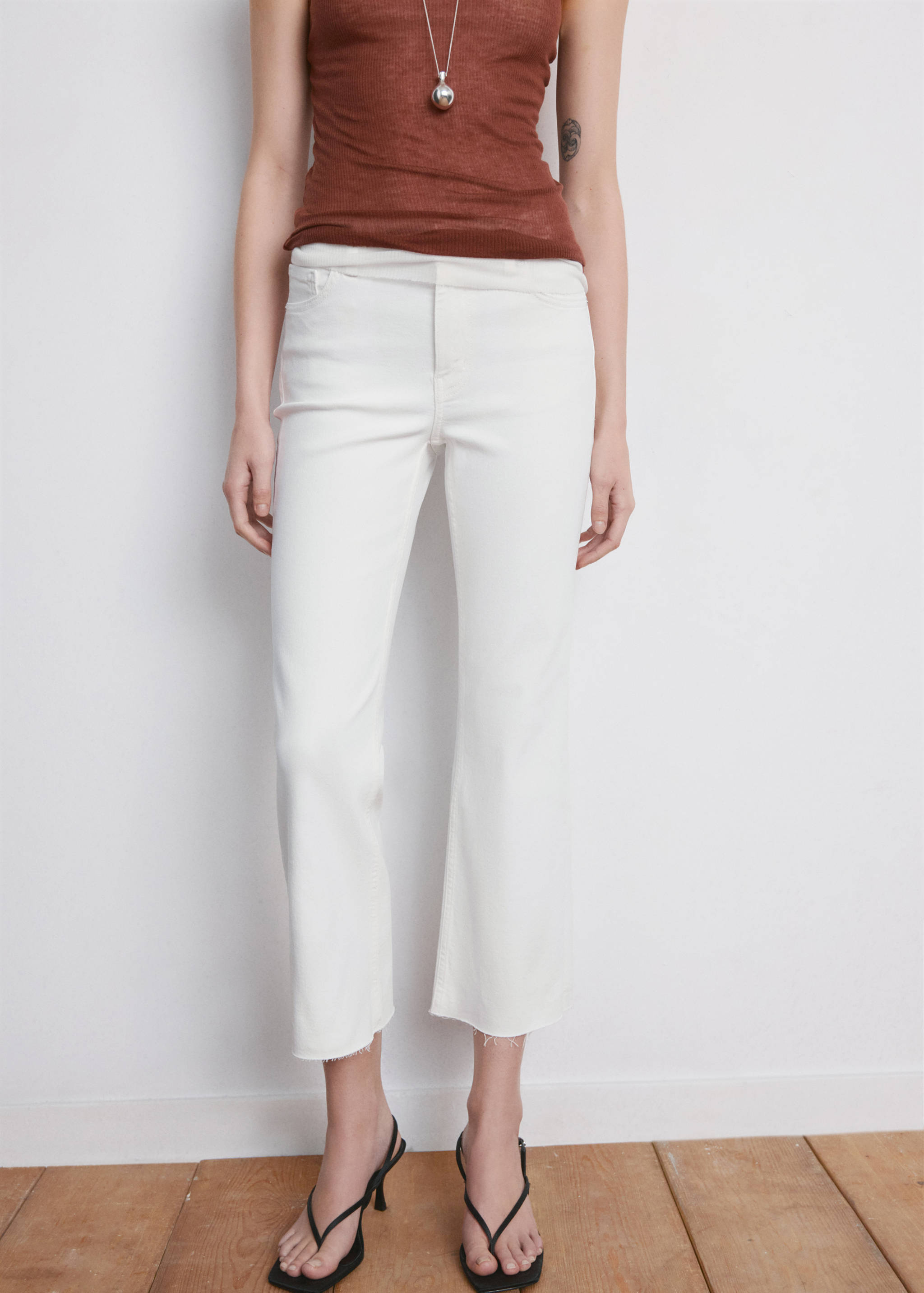 Jean Sienna flare crop - Plan moyen