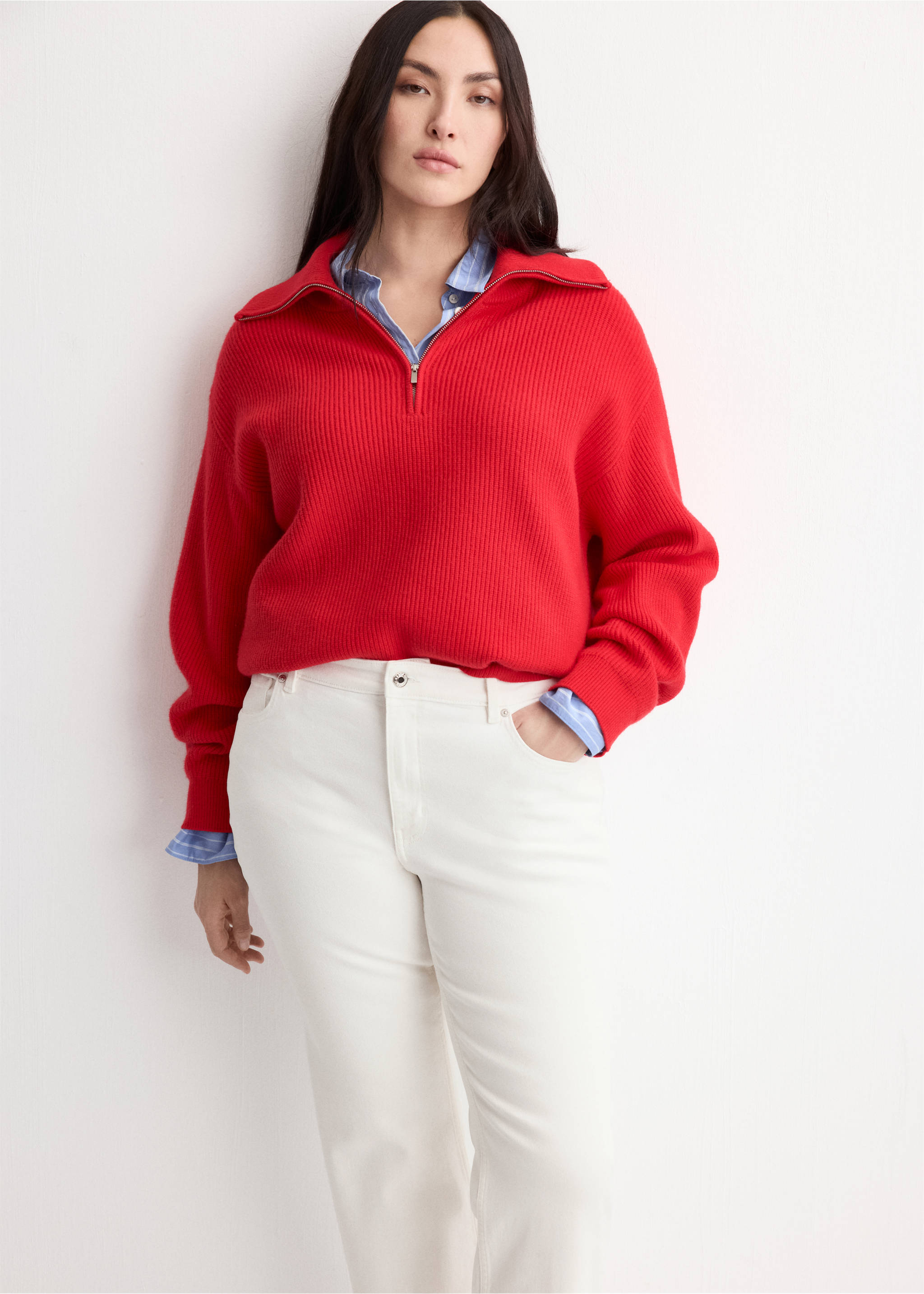 Jeans Sienna flare crop - Detalle del artículo 5, Blanco. Ref: 27085813-00.