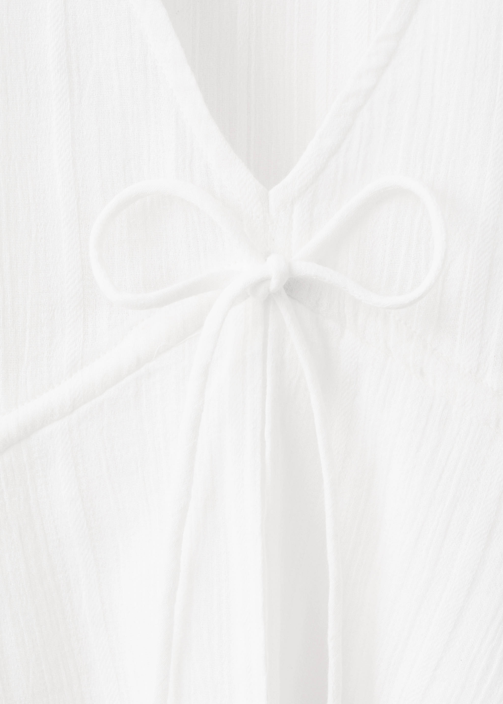 Блузка с воланами и бантом - Деталь изделия 8