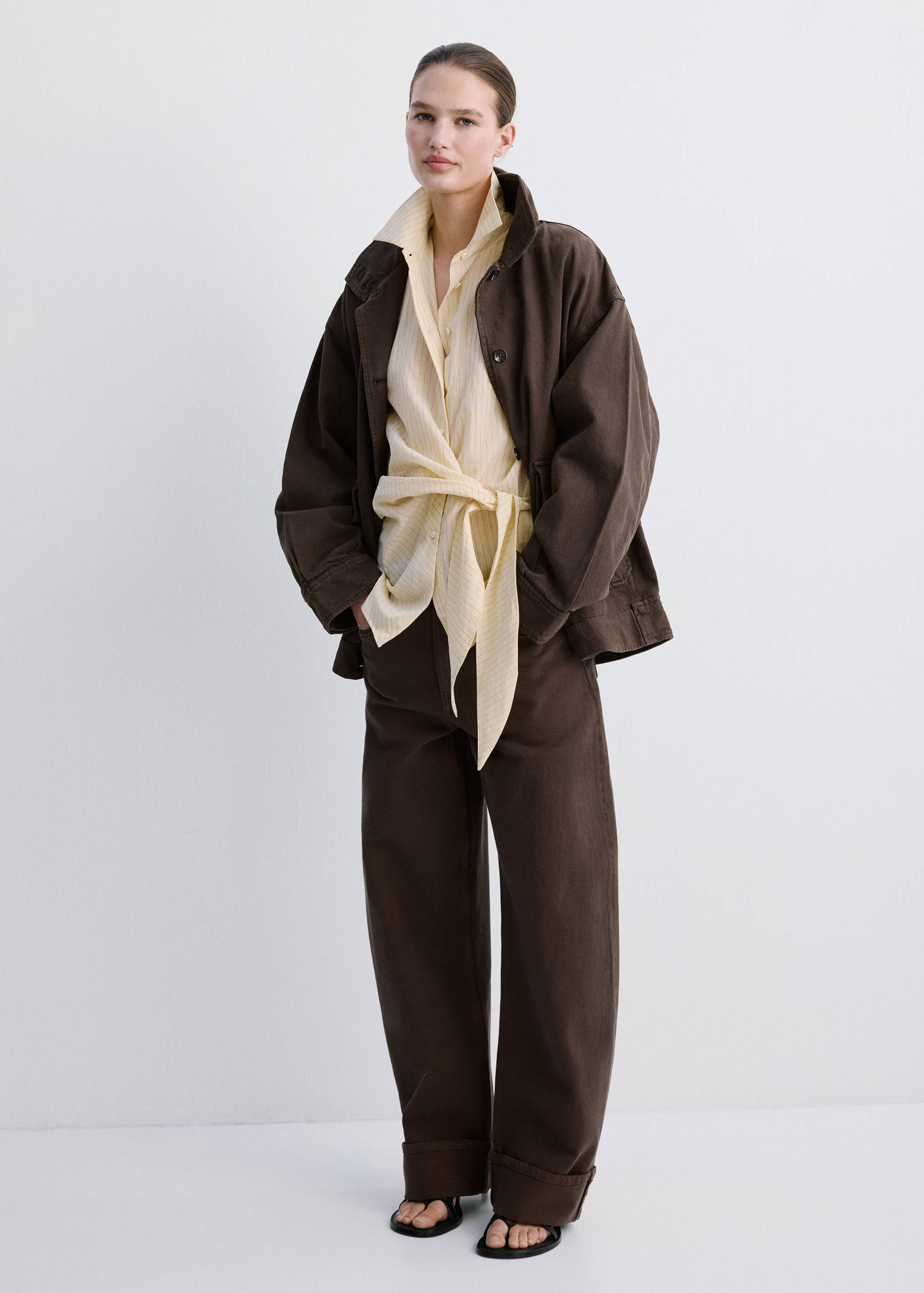 Jean balloon ourlet à revers - Plan général