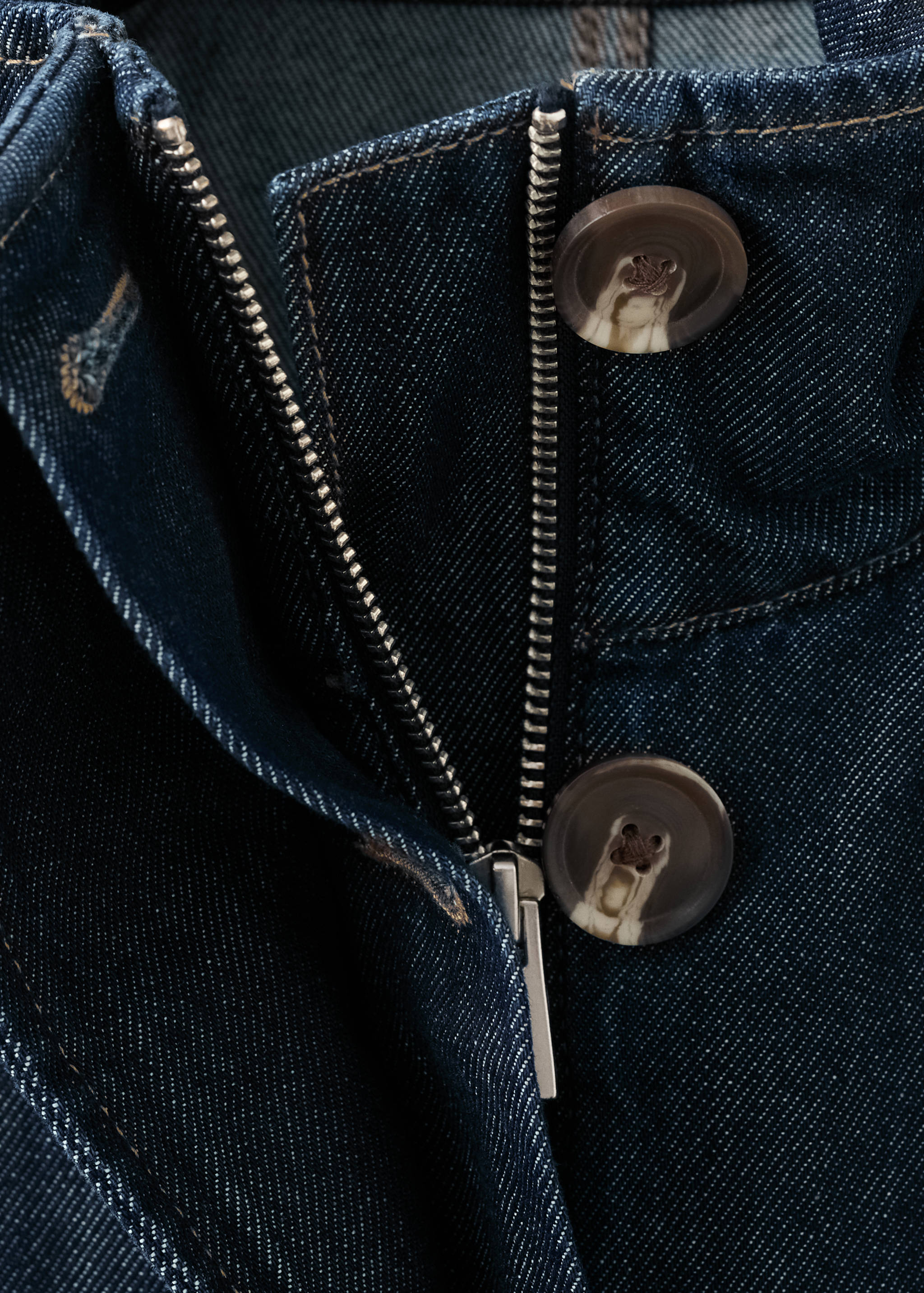 Parka en denim taille froncée - Détail de l'article 0