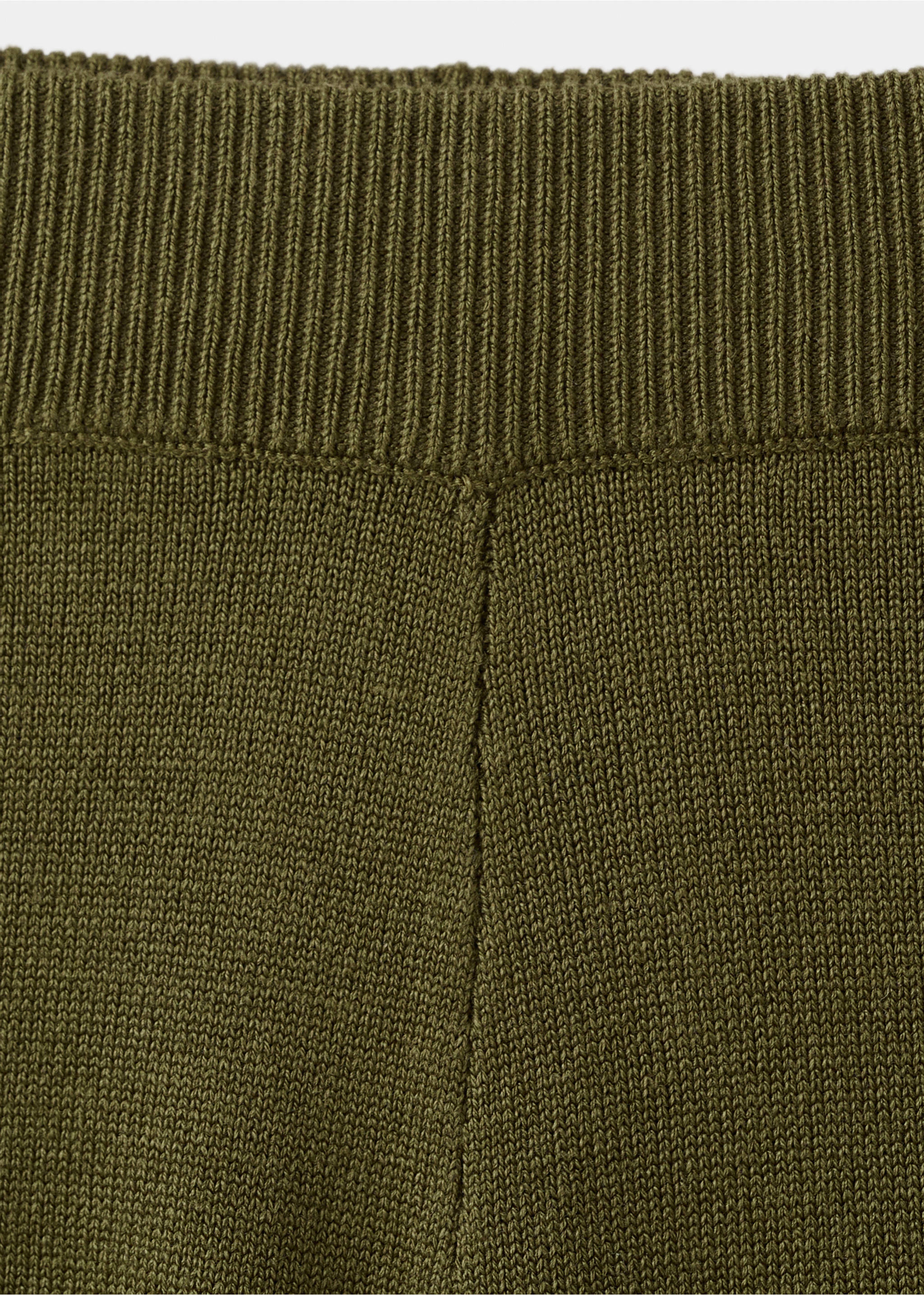 Pantalon droit maille fine - Détail de l'article 0, Kaki. Ref: 27085820-00.