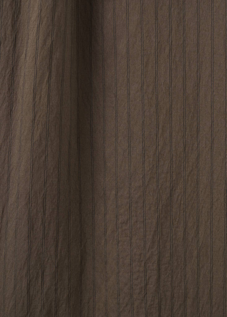 Straight striped trousers — Brown