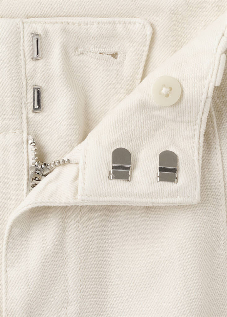 Wide leg mid-rise jeans — Off White