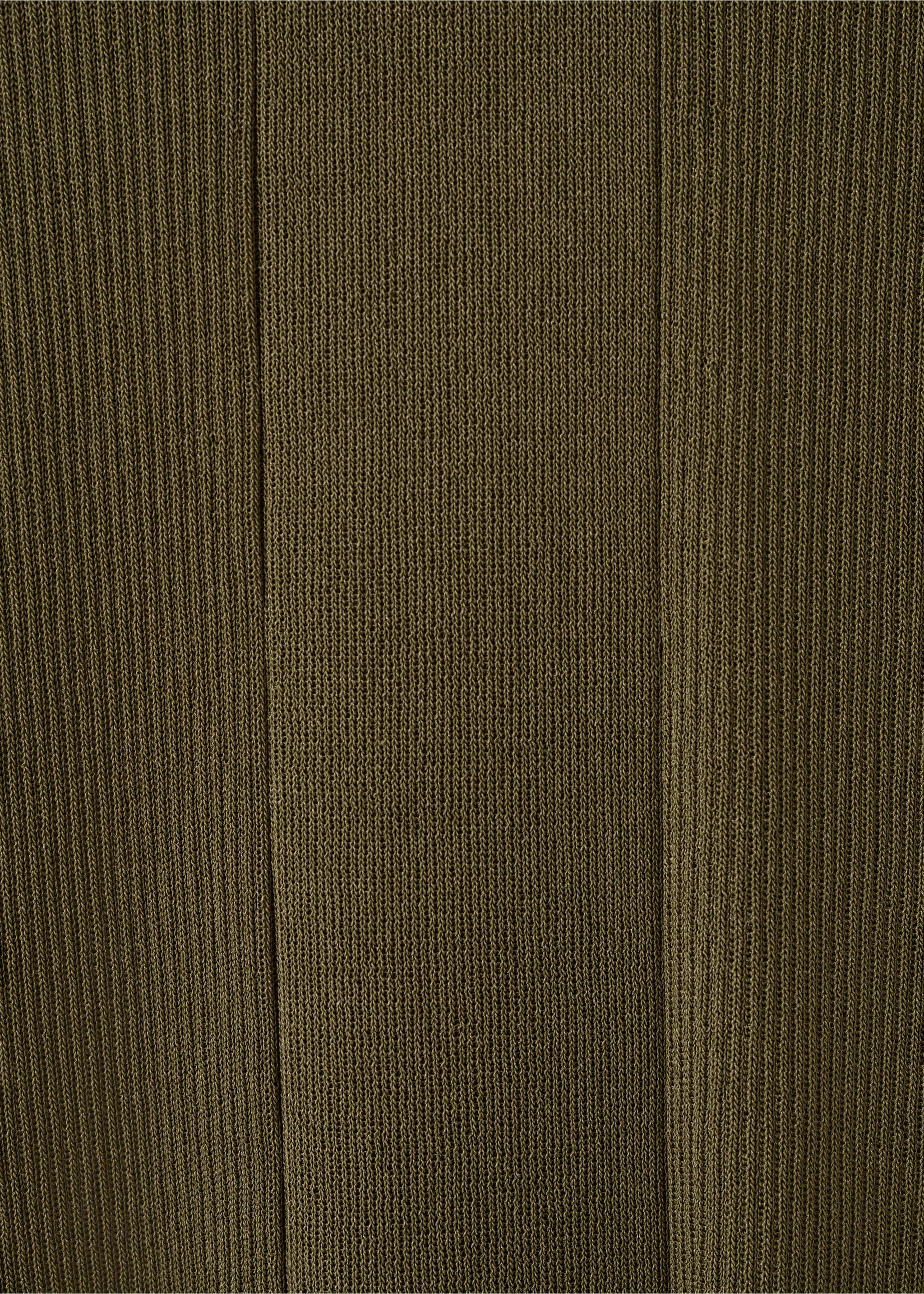 Vestido punto fino evasé - Detalle del artículo 8, Khaki. Ref: 27085823-00.