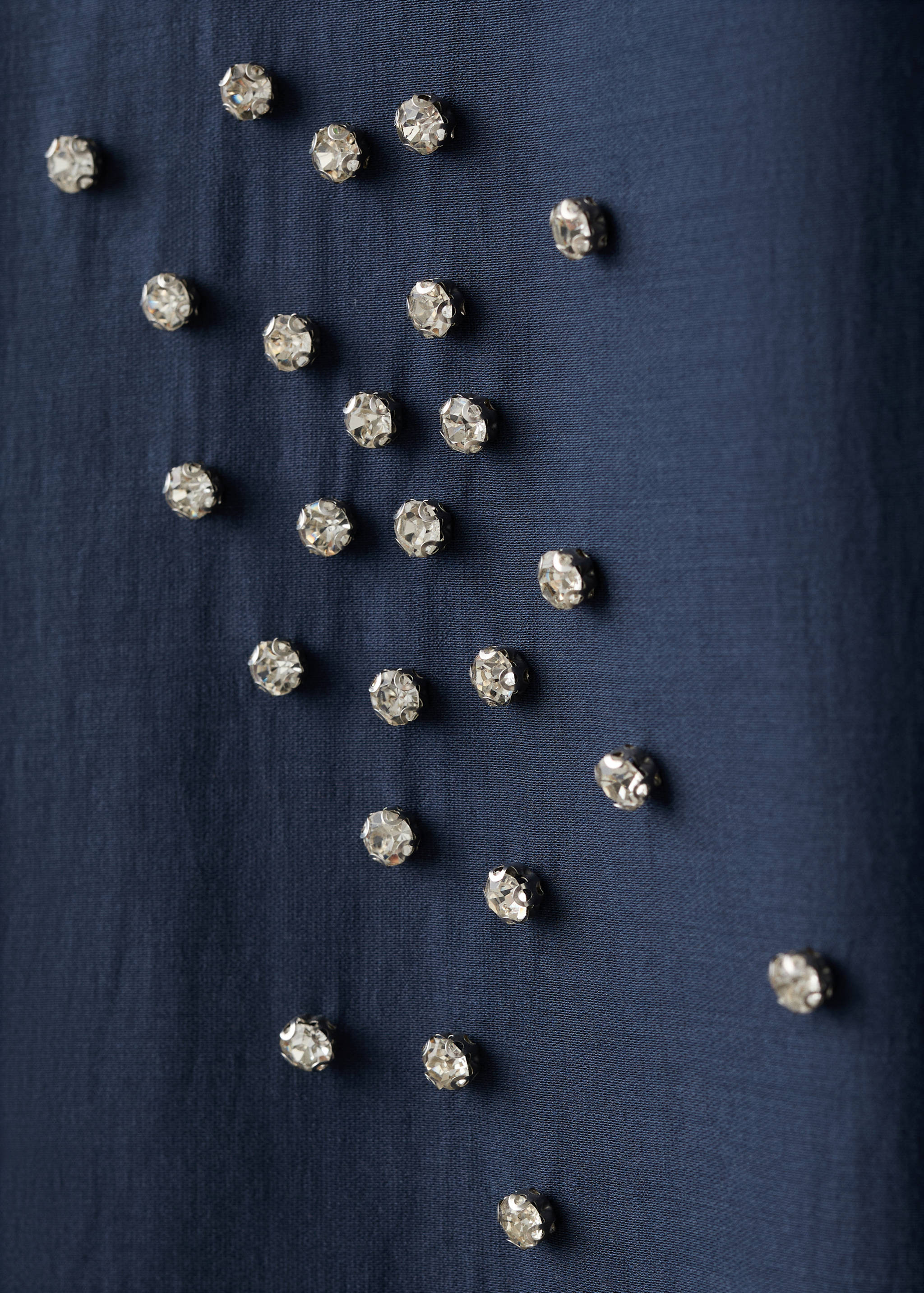 Lyocell shirt with rhinestones - Details of the article 0