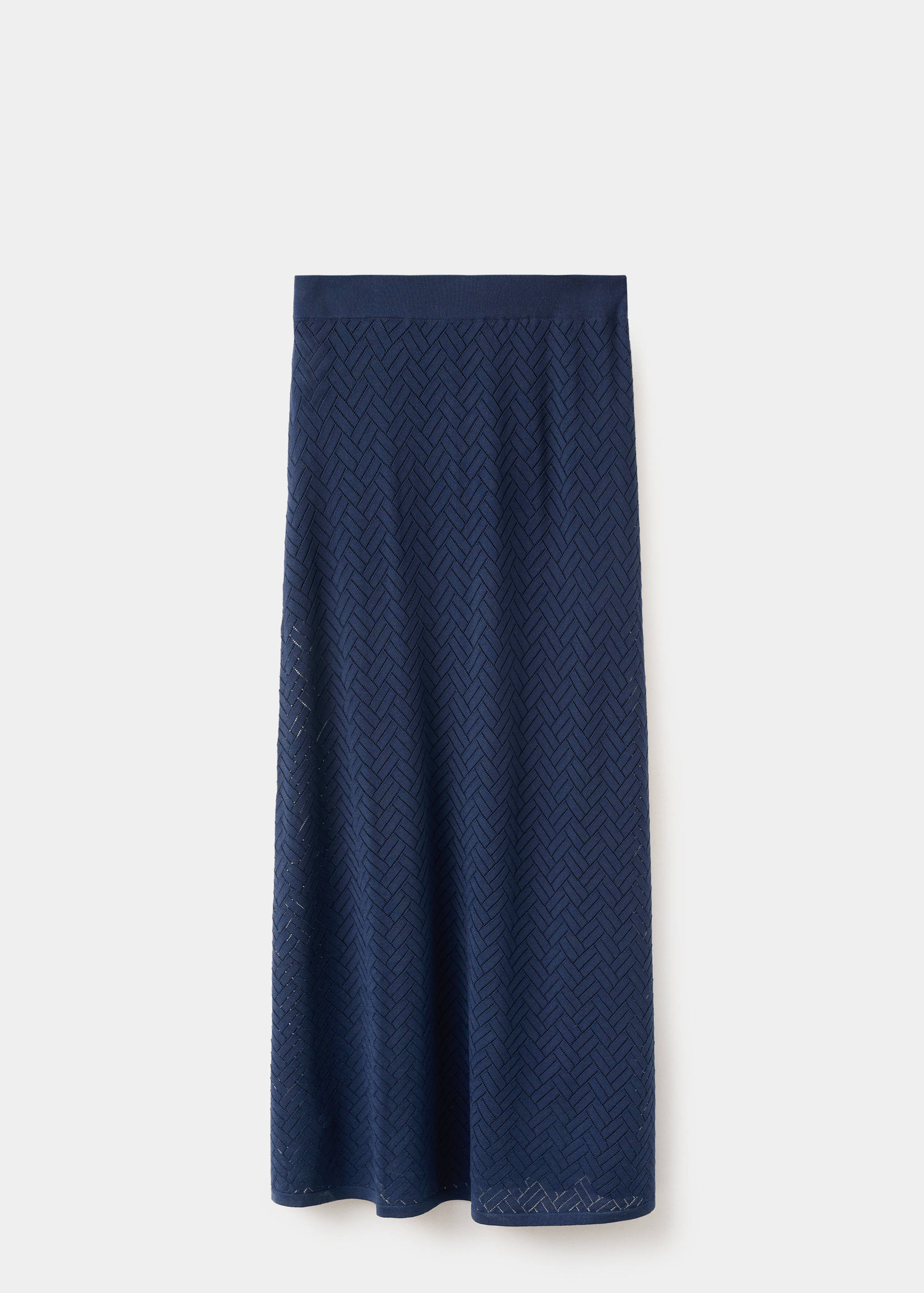 Long knitted skirt - Article without model