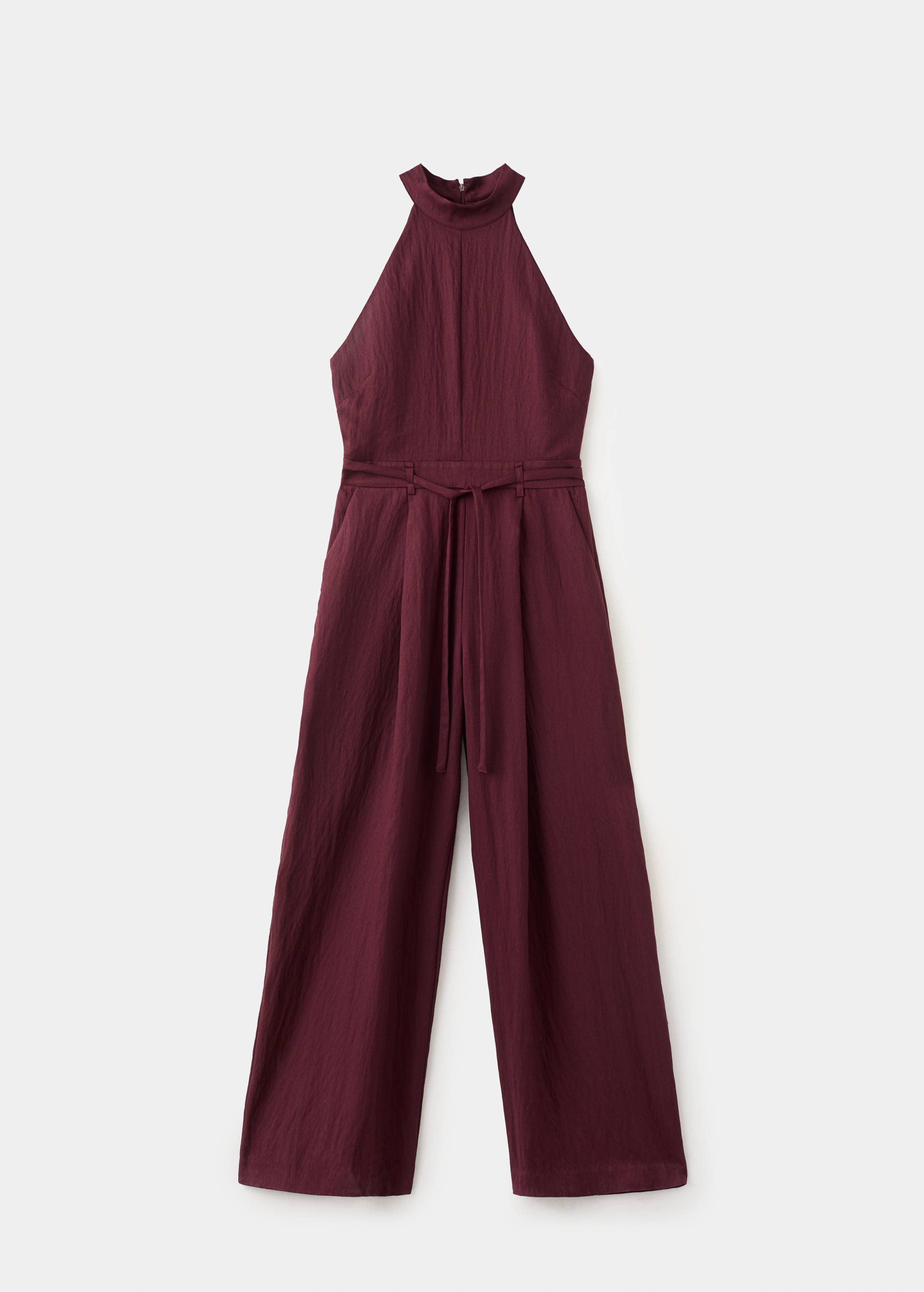 Lyocell halter neck jumpsuit - Article without model
