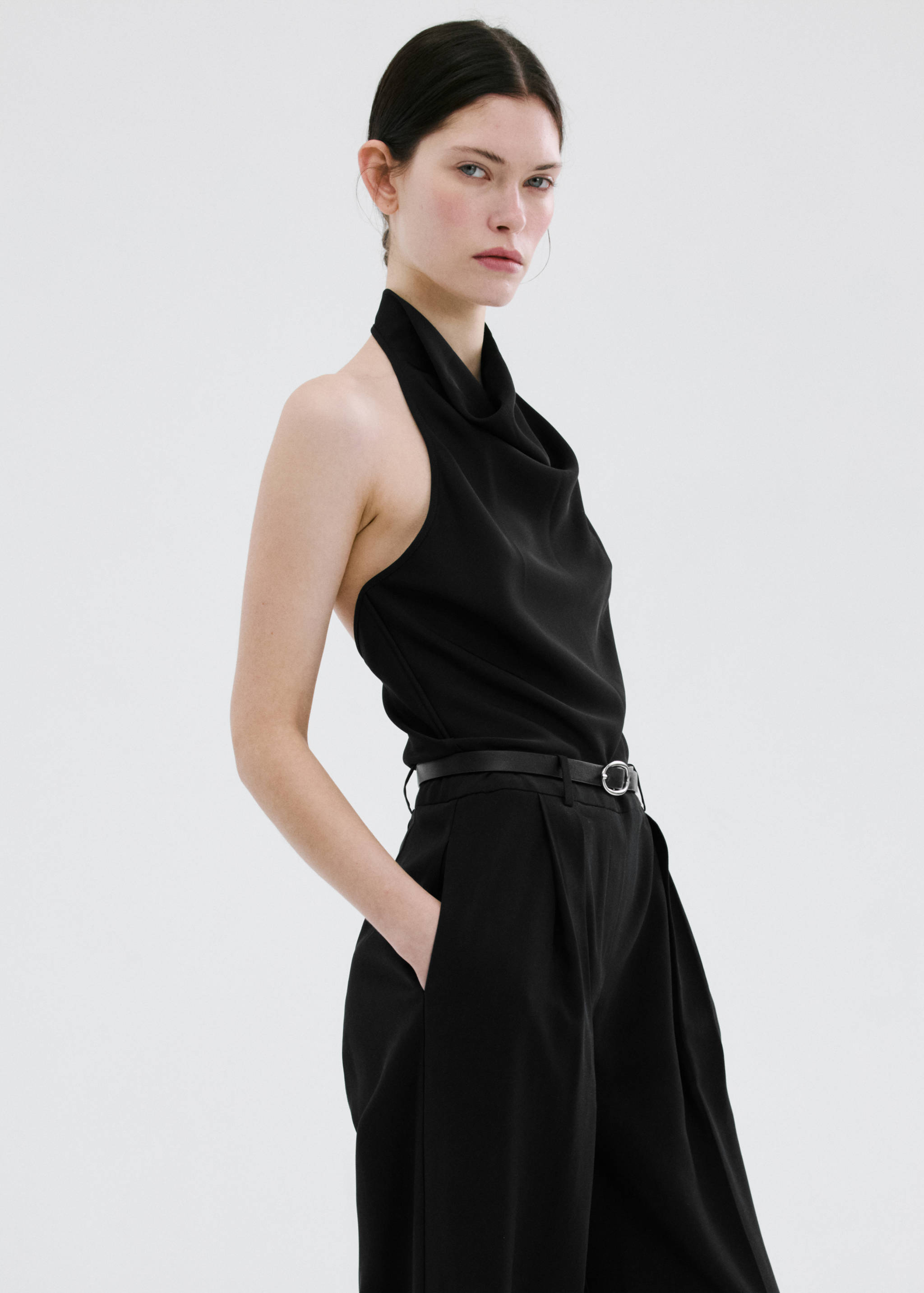 Combinaison col à emmanchures américaines combiné - Plan moyen