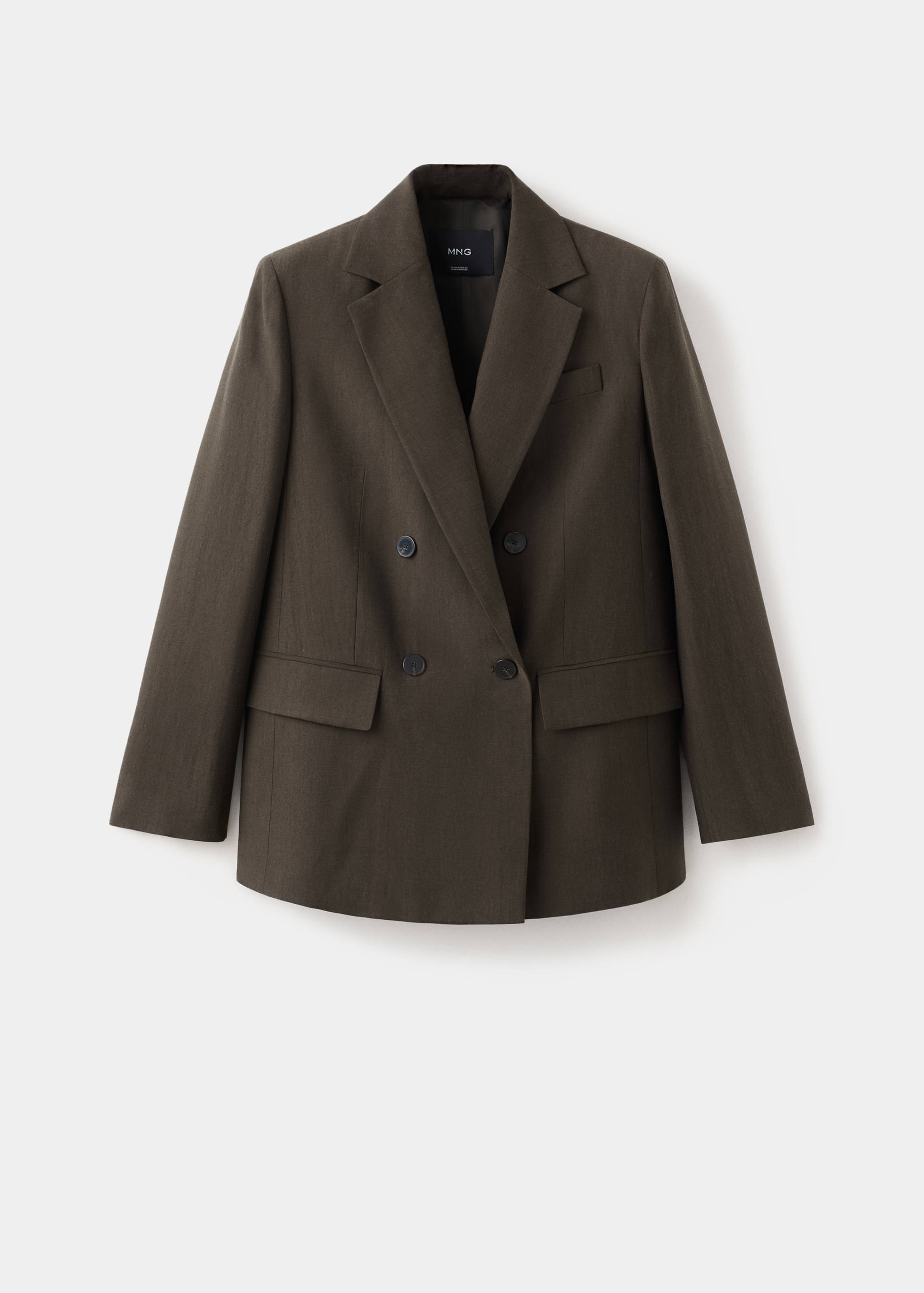 Ίσιο blazer κοστουμιού lyocell - Προϊόν χωρίς μοντέλο