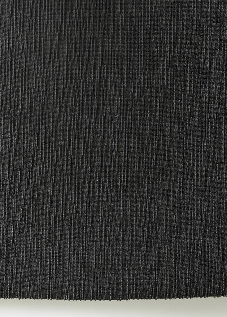 Straight-leg crinkle trousers with a mid-rise — Grey