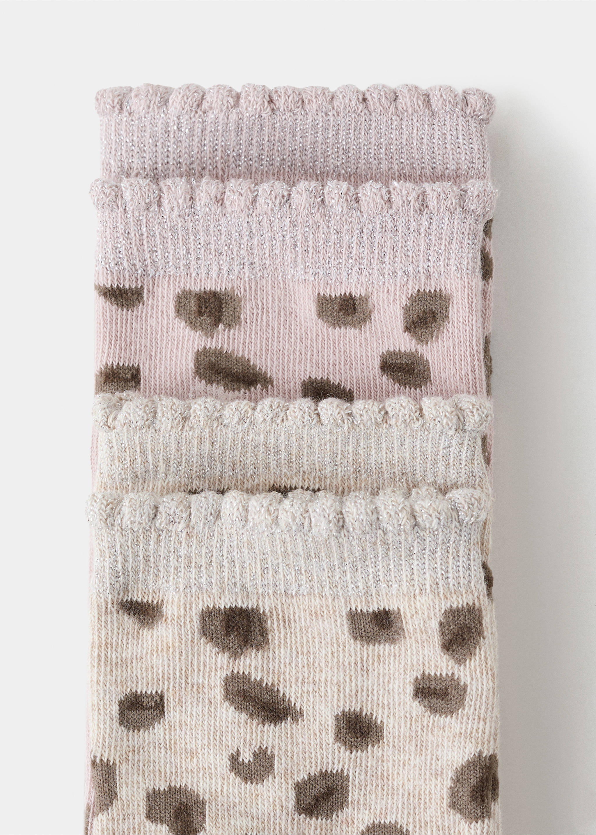 Conjunt 2 mitjons - Revers de l'article, Marró mitjà. Ref: 27085836-00.