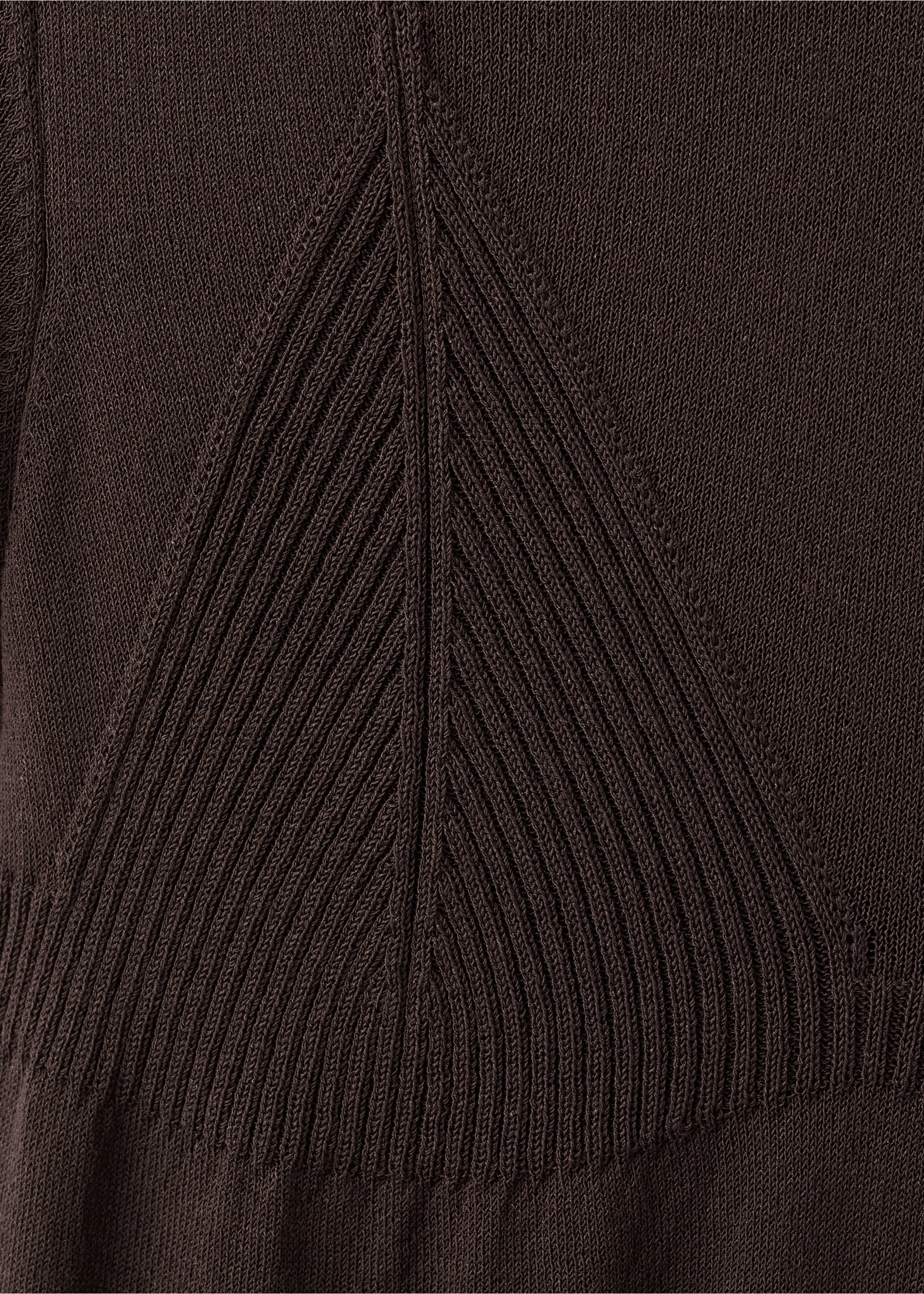 Jersey punto manga corta - Detalle del artículo 0, Marrón. Ref: 27085838-00.