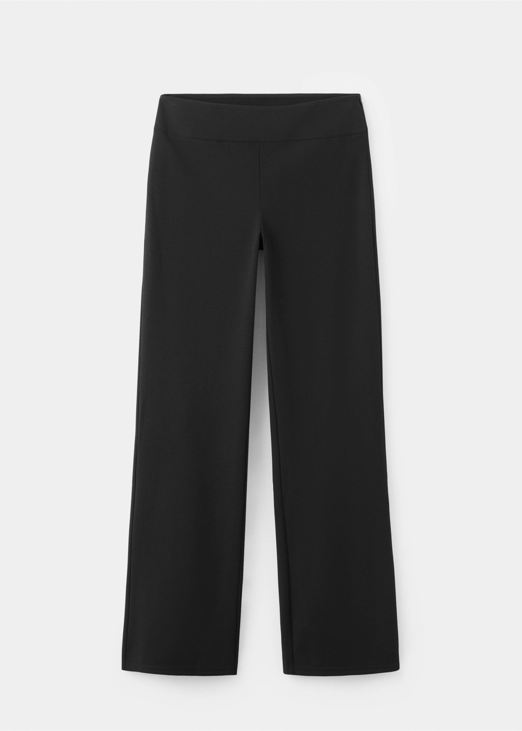 Mid-rise flare trousers - Article without model, Black. Ref: 27085841-00.