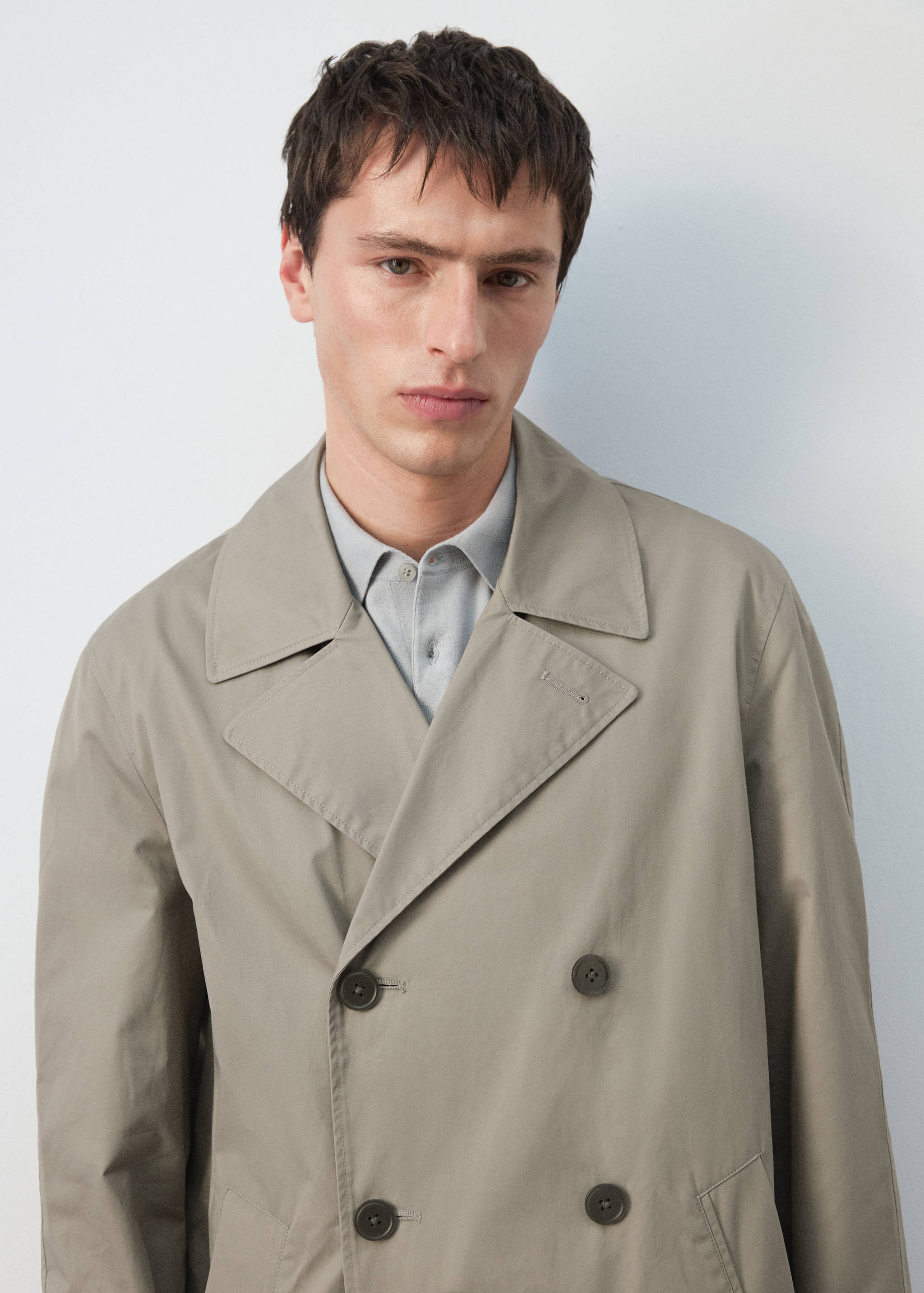 Gabardina algodón 100% regular fit - Detalle del artículo 1