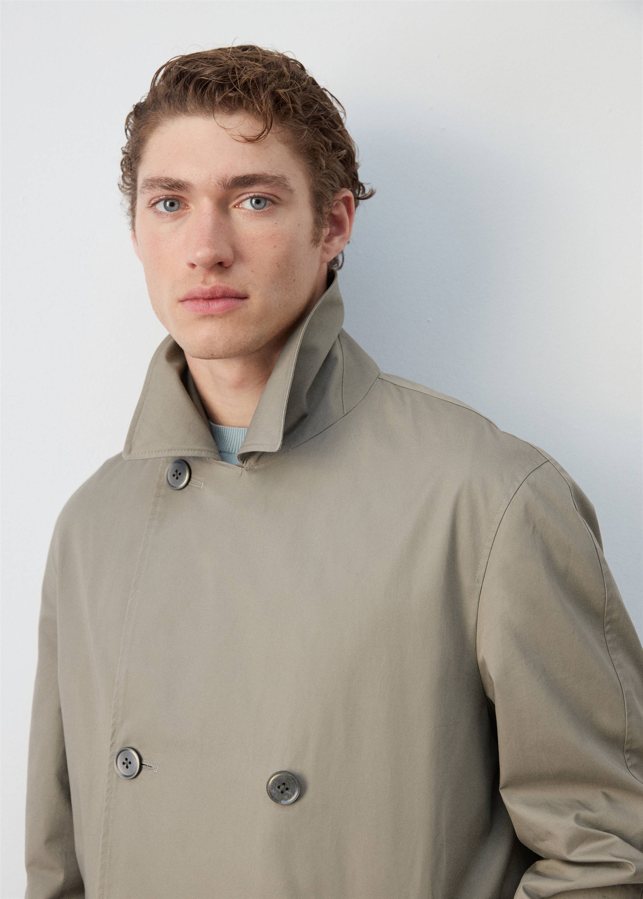 100% cotton gabardine regular fit - Details of the article 1