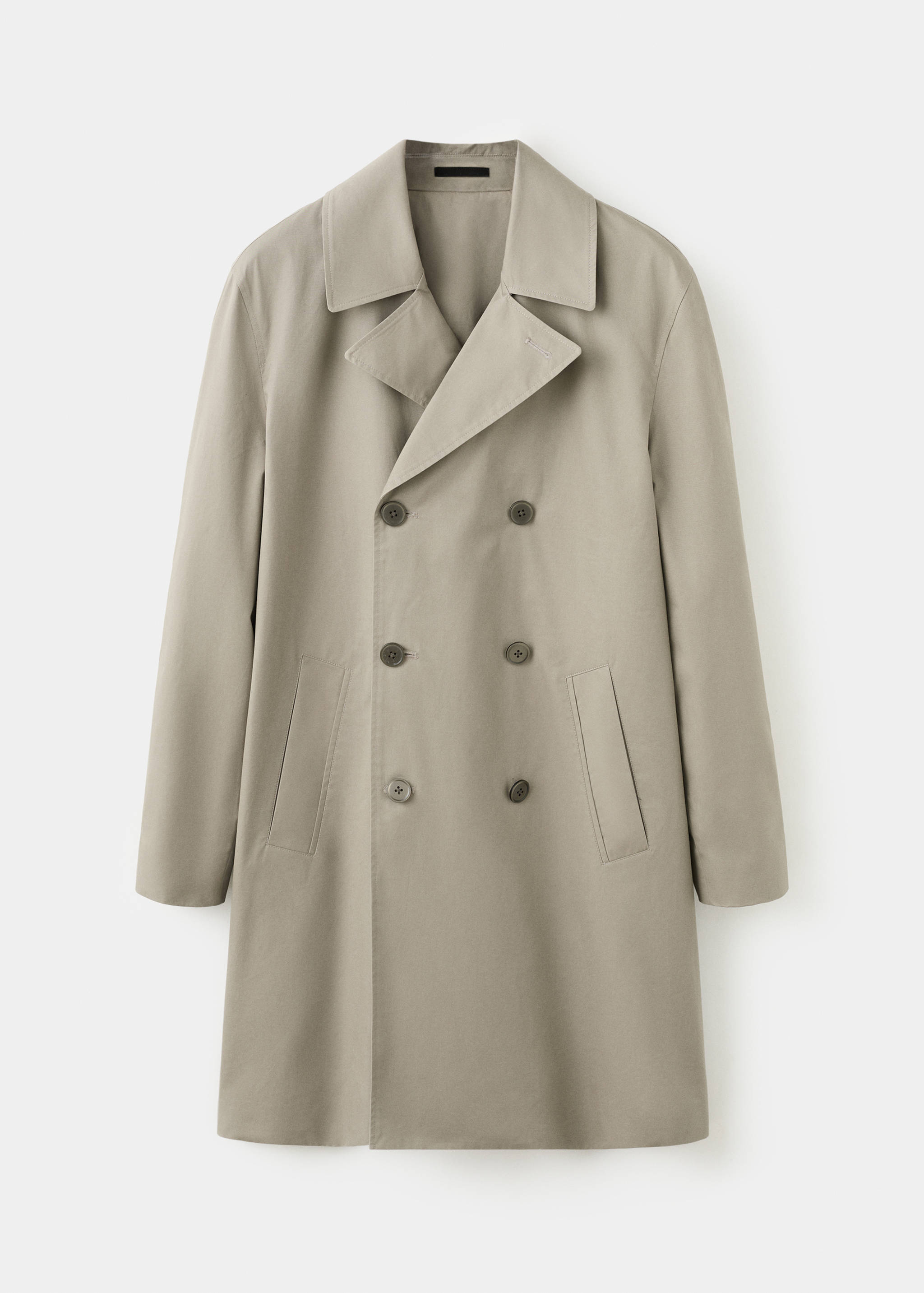 Gabardina algodón 100% regular fit - Artículo sin modelo