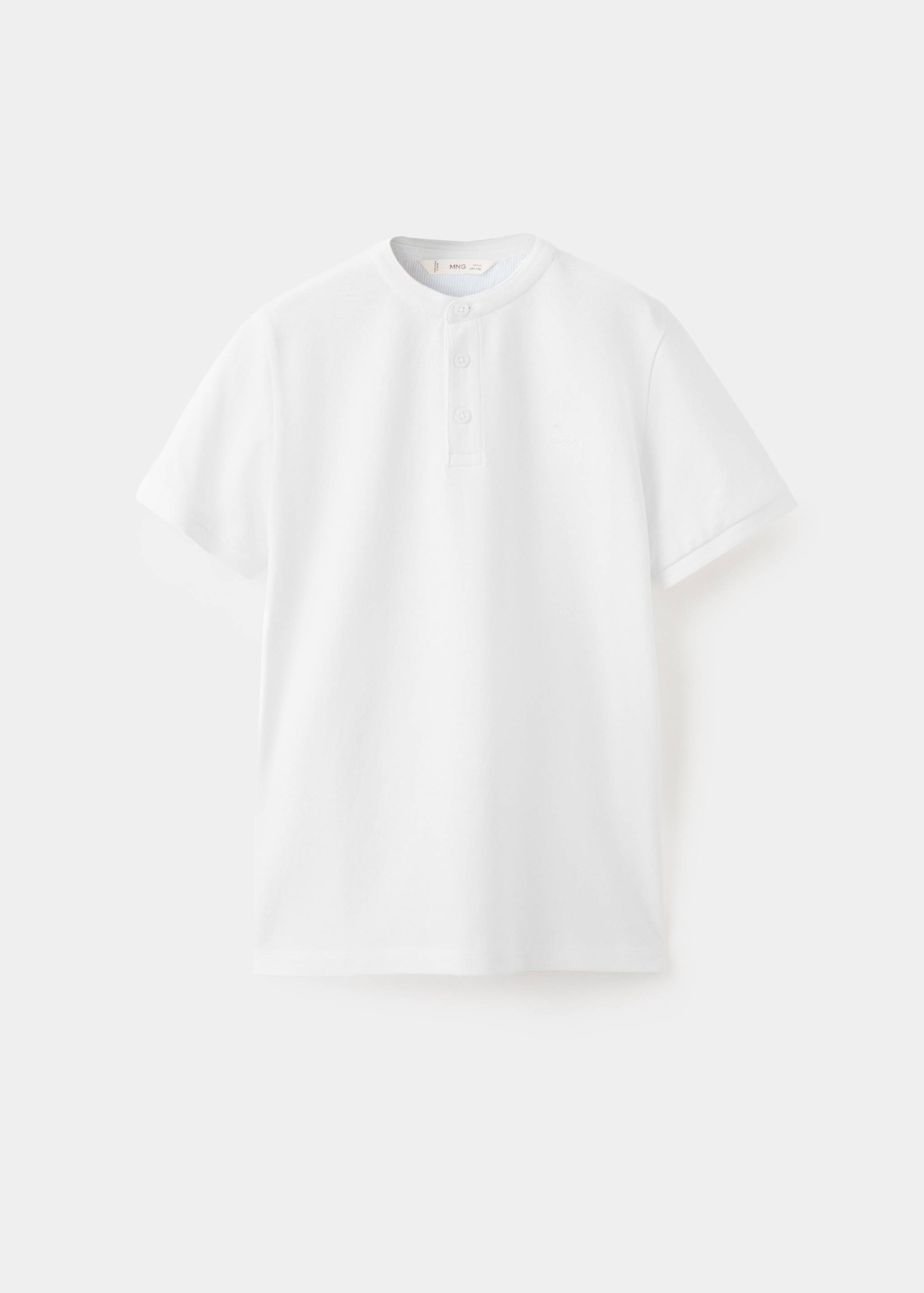 Mao collar polo shirt - Article without model