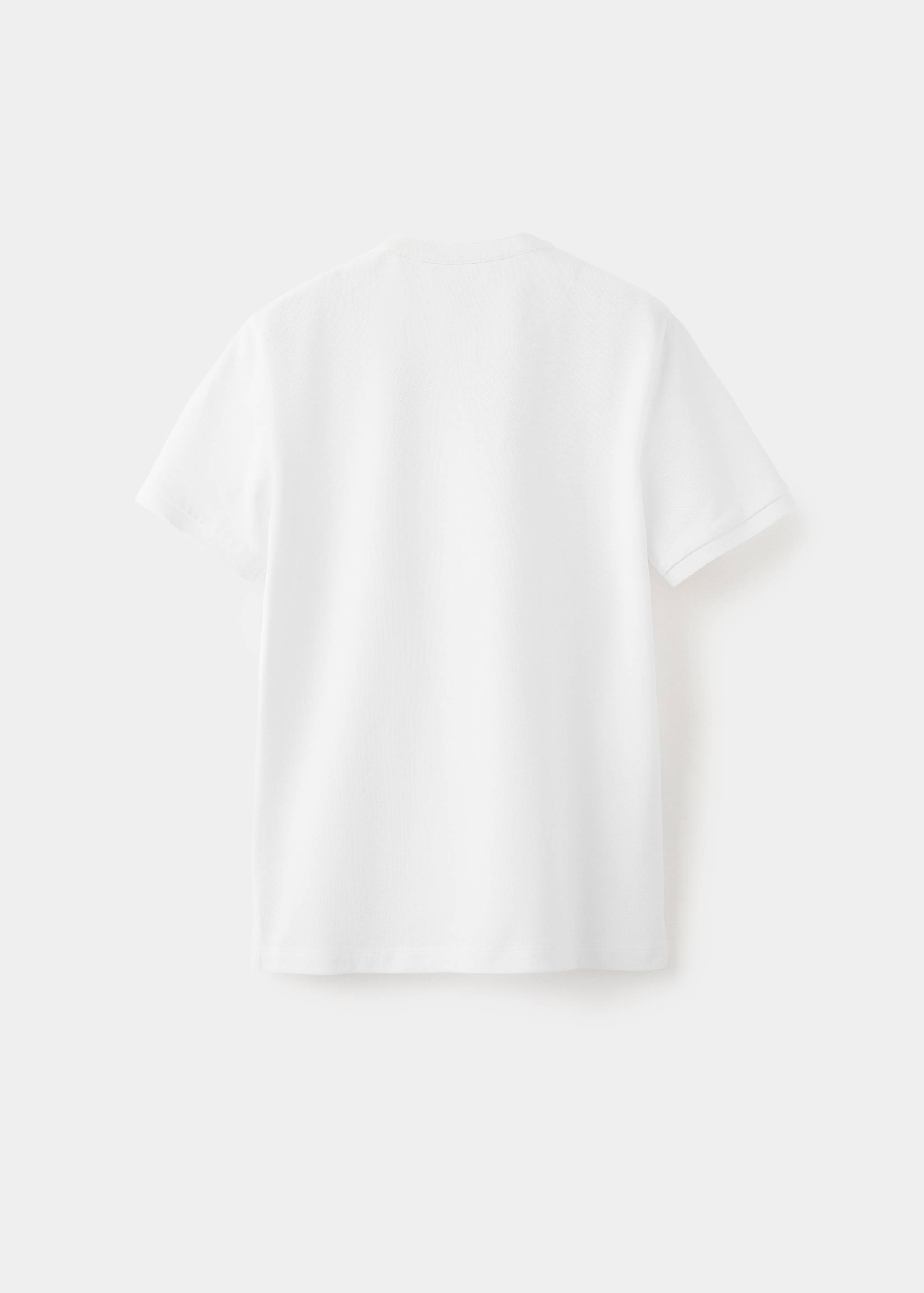 Mao collar polo shirt - Reverse of the article