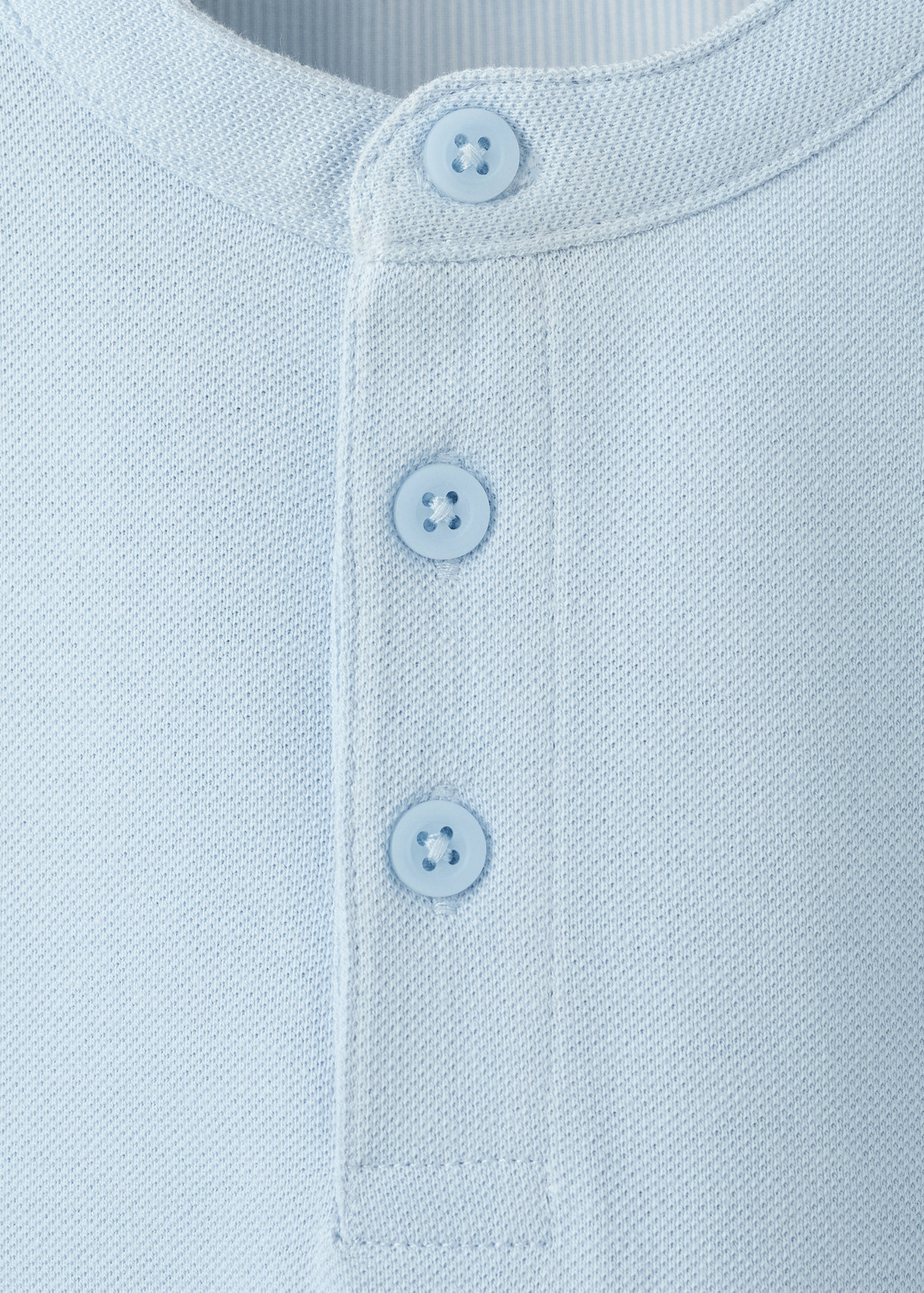 Mao collar polo shirt - Details of the article 8