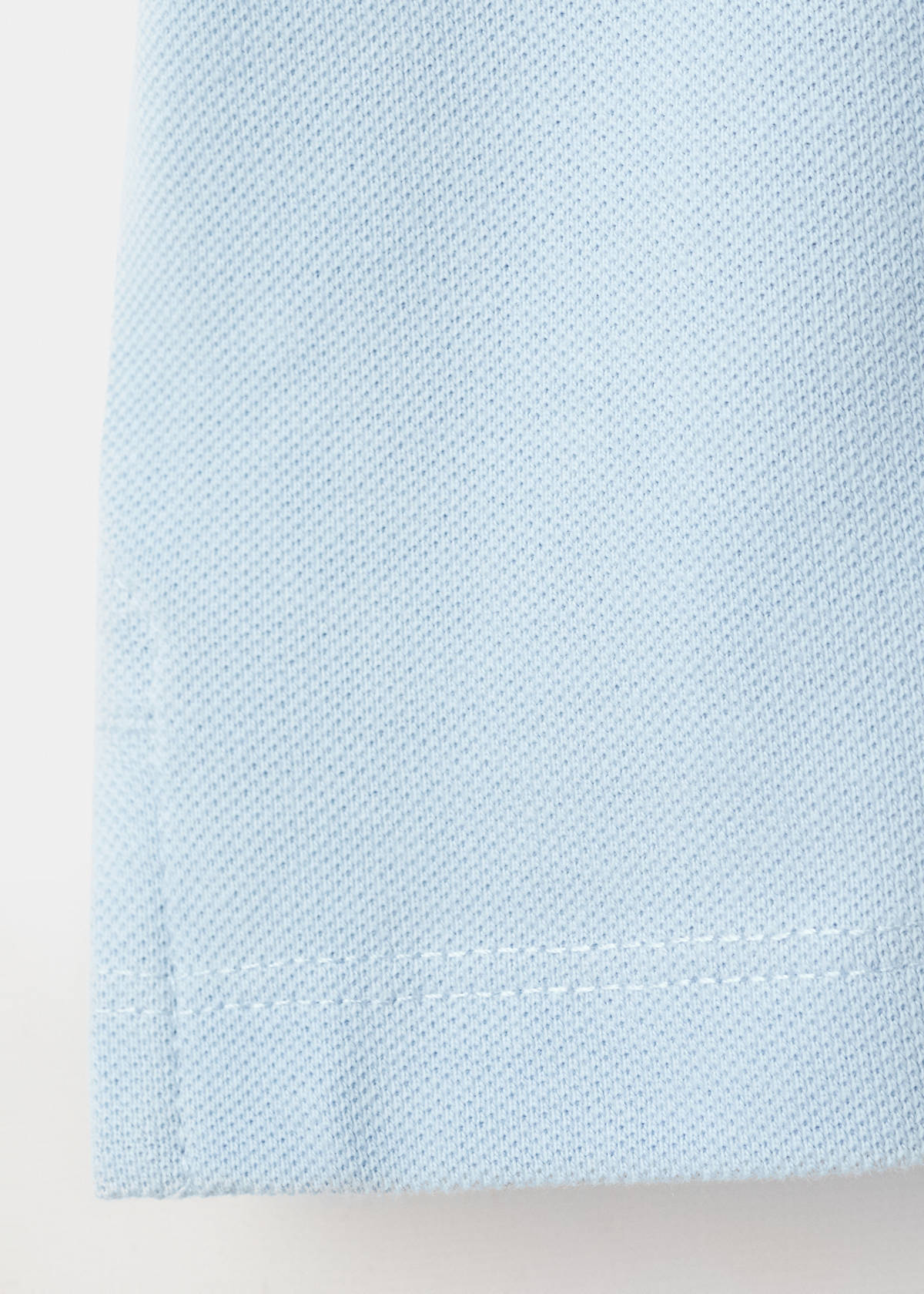 Button-down collar polo — Sky Blue