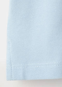 Button-down collar polo — Sky Blue 4
