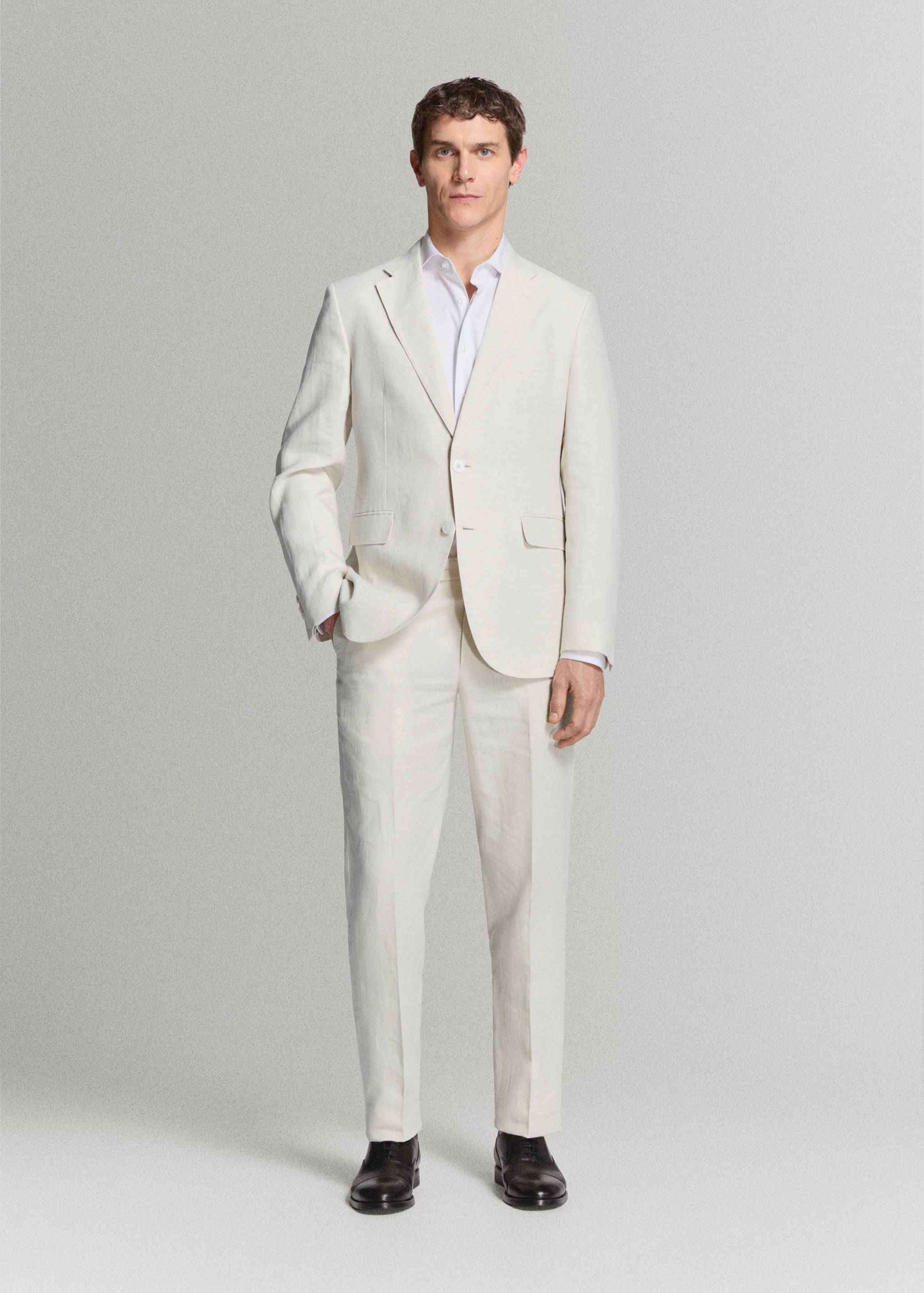Костюмные брюки Amalfi slim fit 100% лен - Общий план