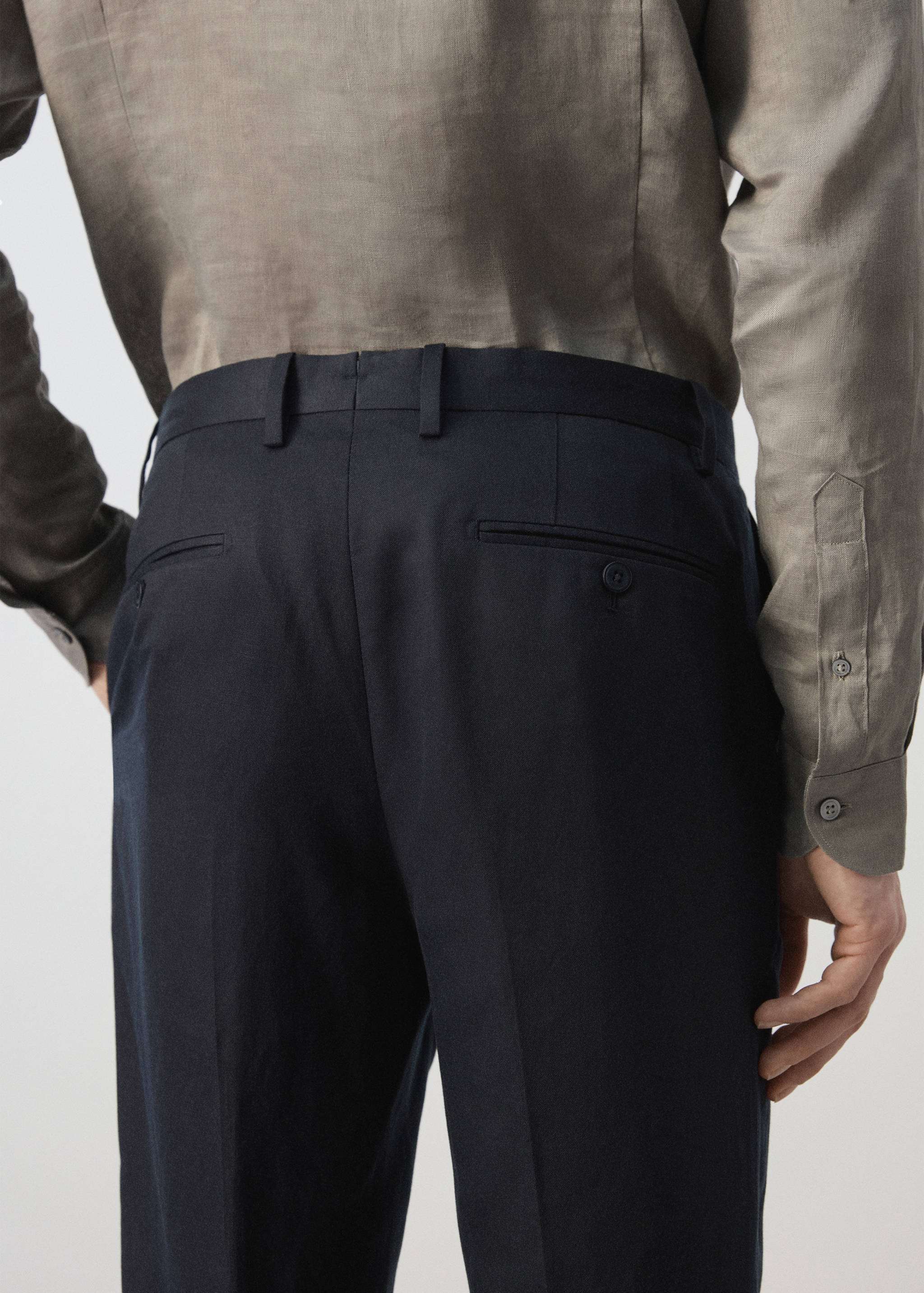 Pantalón traje Amalfi slim fit - Detalle del artículo 3