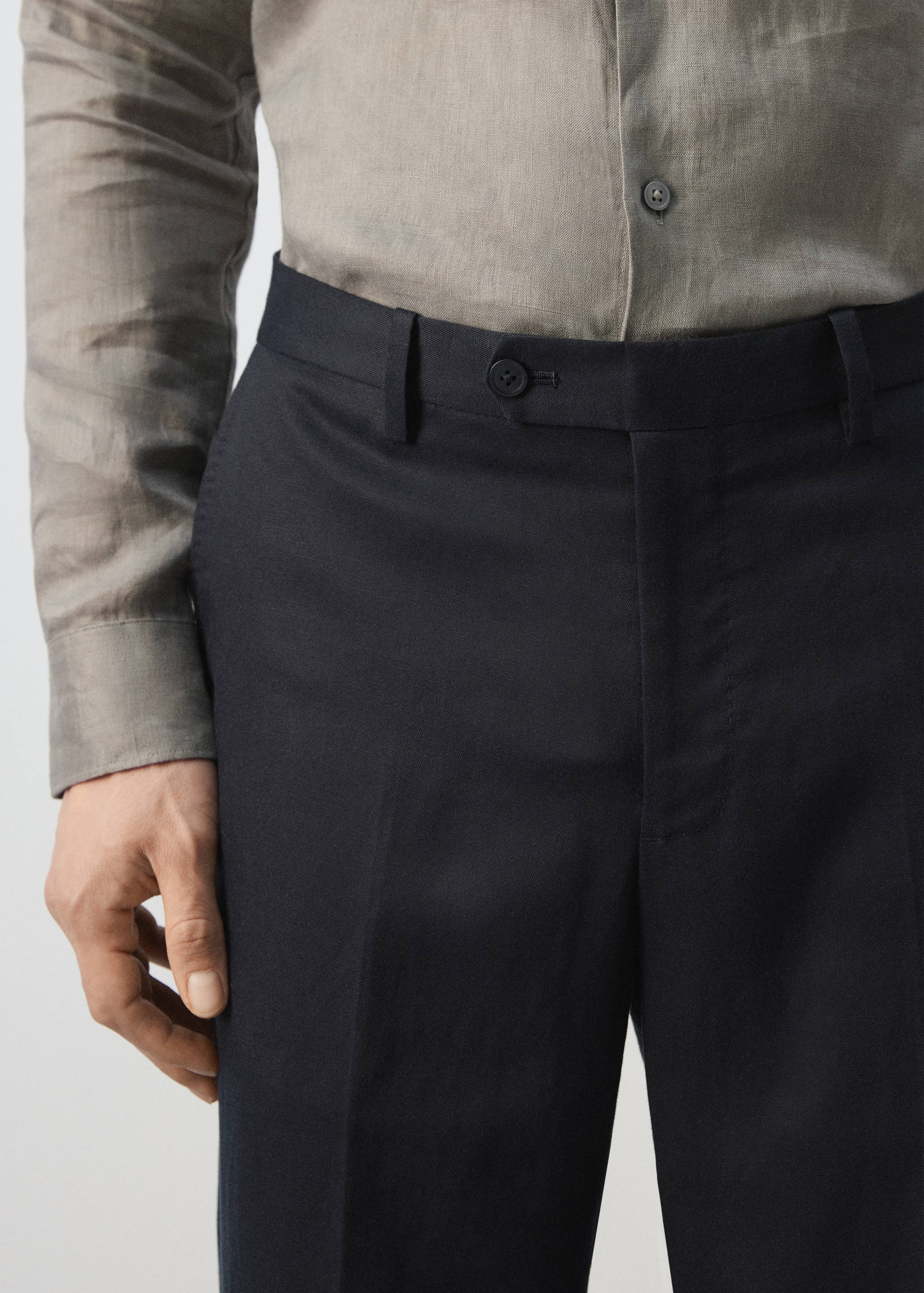Pantalons vestit Amalfi slim fit - Detall de l'article 2